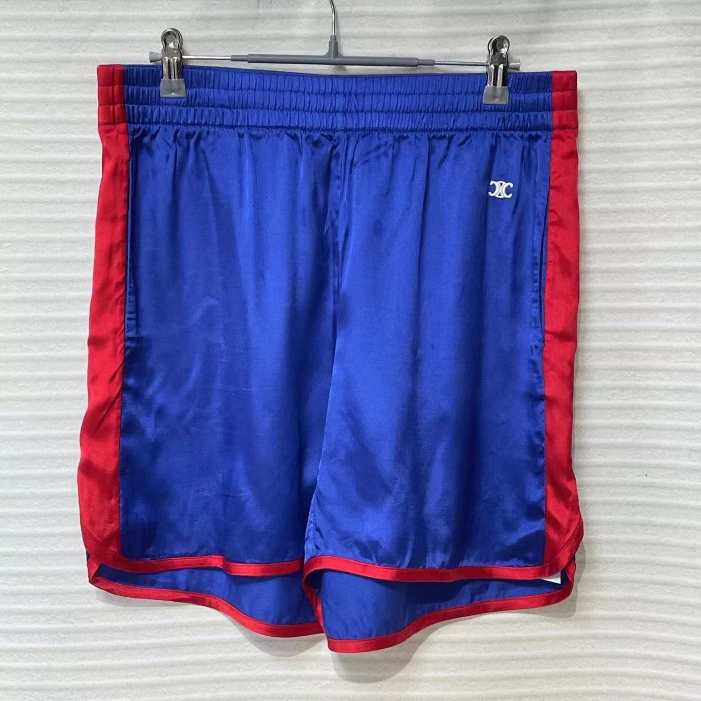 Celine CELINE SS23 Color-Block Logo Elastic Shorts Size US 32 / EU 48 - 1 Thumbnail