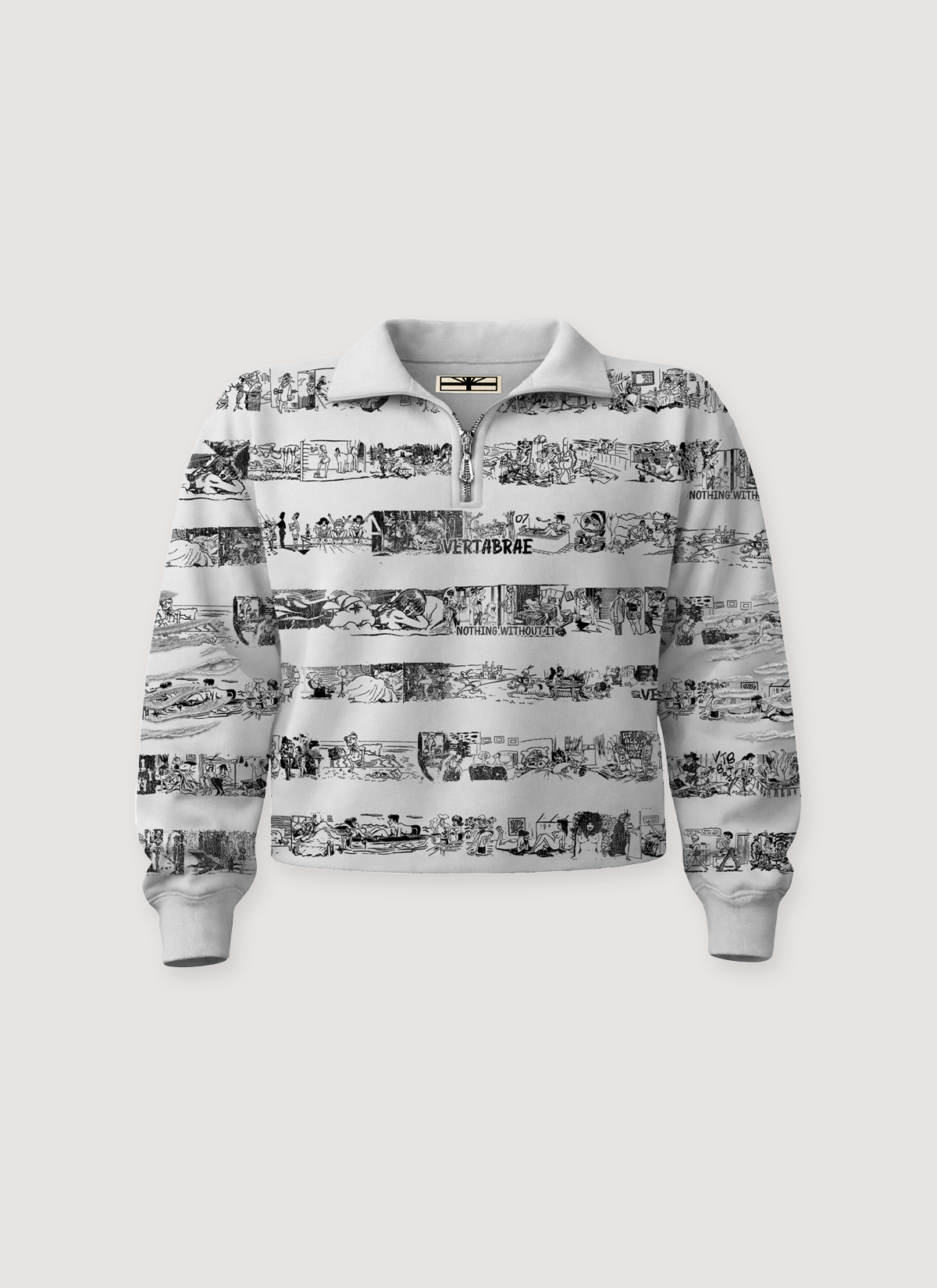 Vertabrae Vomic Quarter Zip Grey Size US S / EU 44-46 / 1 - 1 Preview