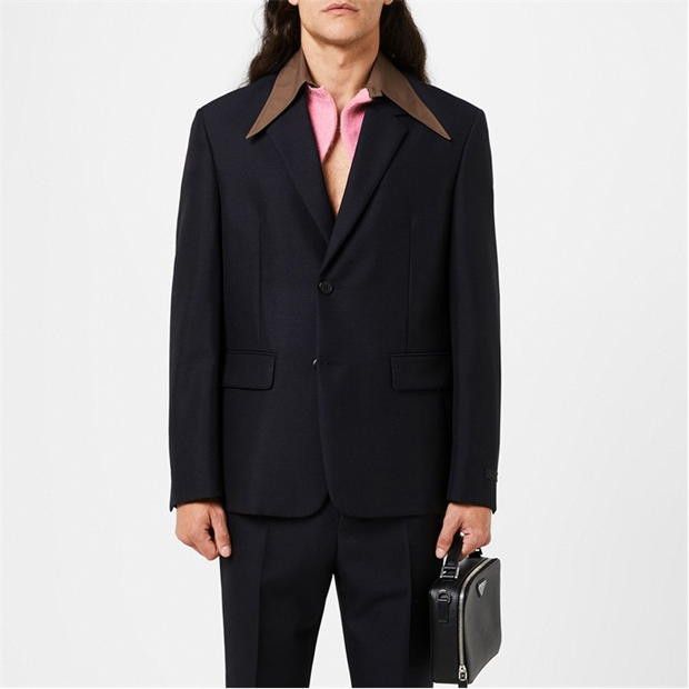 Prada PRADA Single-Breasted Blazer - L Size 54L - 2 Thumbnail