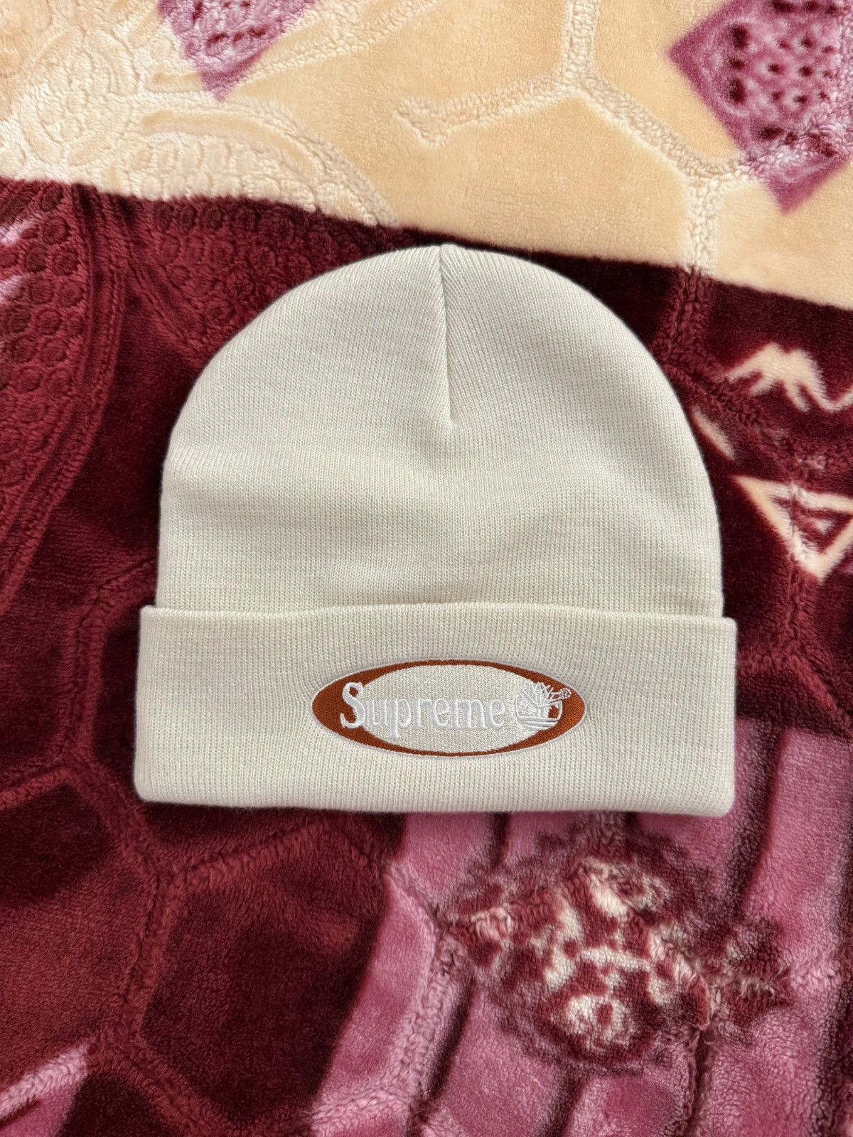 Supreme × Timberland Supreme Timberland “Stone” Beanie OS SS21 Size ONE SIZE - 1 Thumbnail