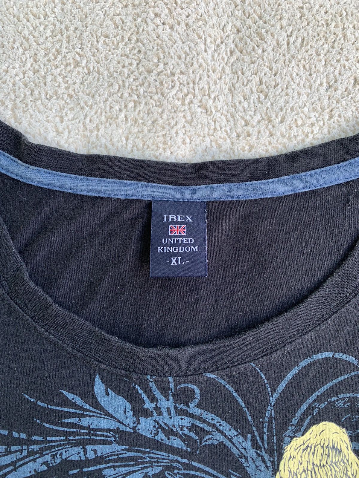 Beauty Beast × If Six Was Nine × Japanese Brand Ibex United Kingdom Poem Rock Tshirt Size US XL / EU 56 / 4 - 5 Thumbnail