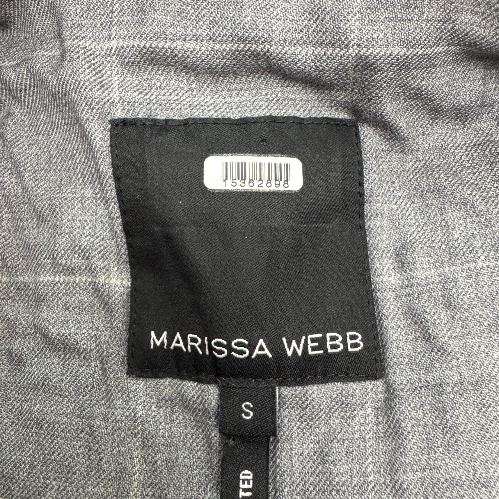 Marissa Webb Marissa Webb Blazer Women Small Gray Check Single Breasted Wool Work Womens Size S / US 4 / IT 40 - 6 Thumbnail
