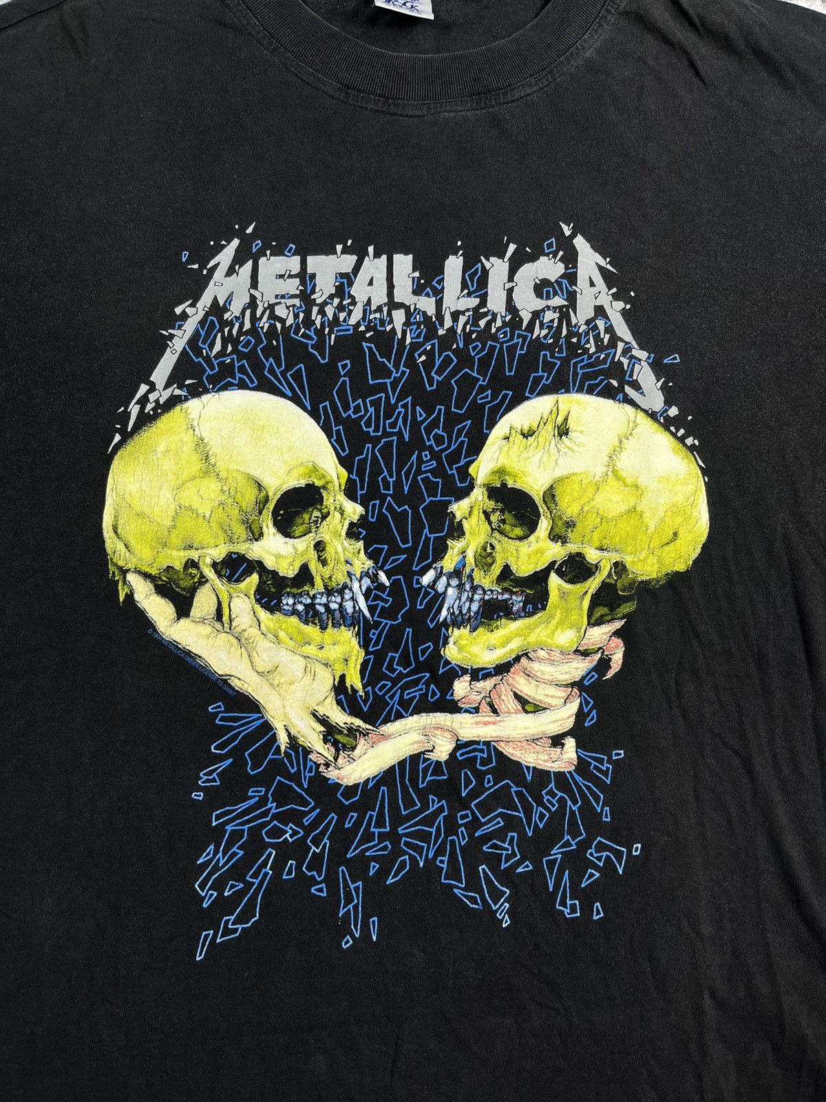 Metallica Vintage 1994 Metallica Skull Tee Music Max Log Shop Size US XL / EU 56 / 4 - 4 Thumbnail