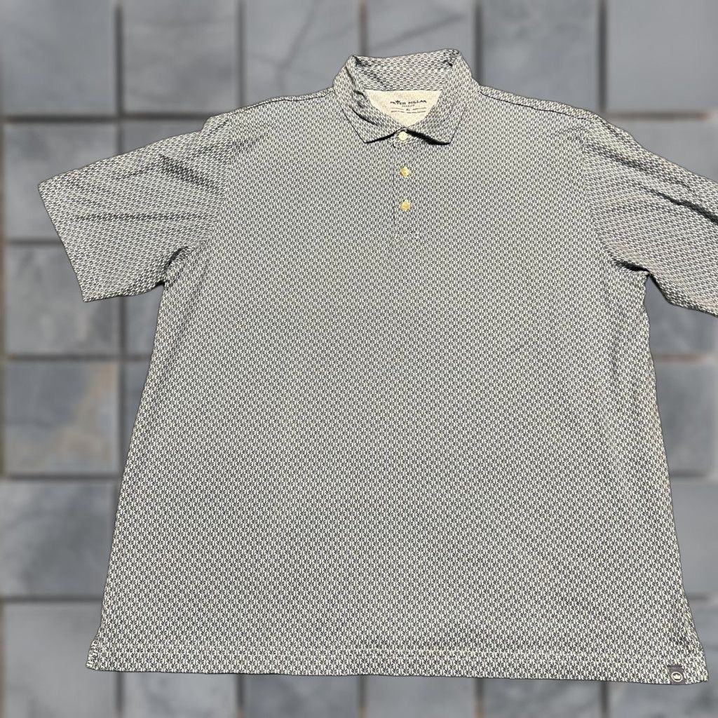 Peter Millar Peter Millar Polo Shirt Mens XL Blue All Over Print Seaside Golf Performance Size US XL / EU 56 / 4 - 1 Thumbnail