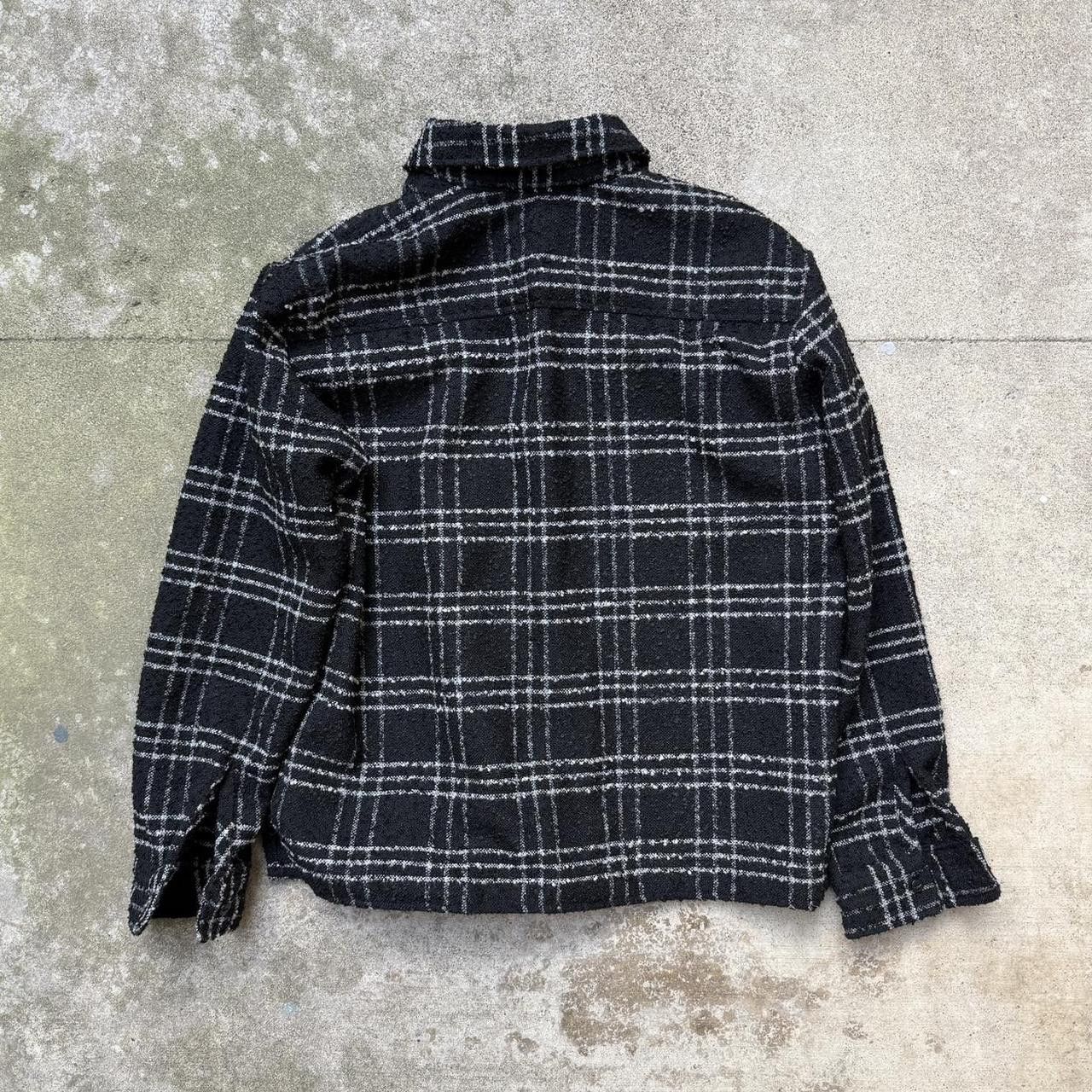 Pacsun black white woven plaid flannel jacket shacket Size US M / EU 48-50 / 2 - 6 Thumbnail