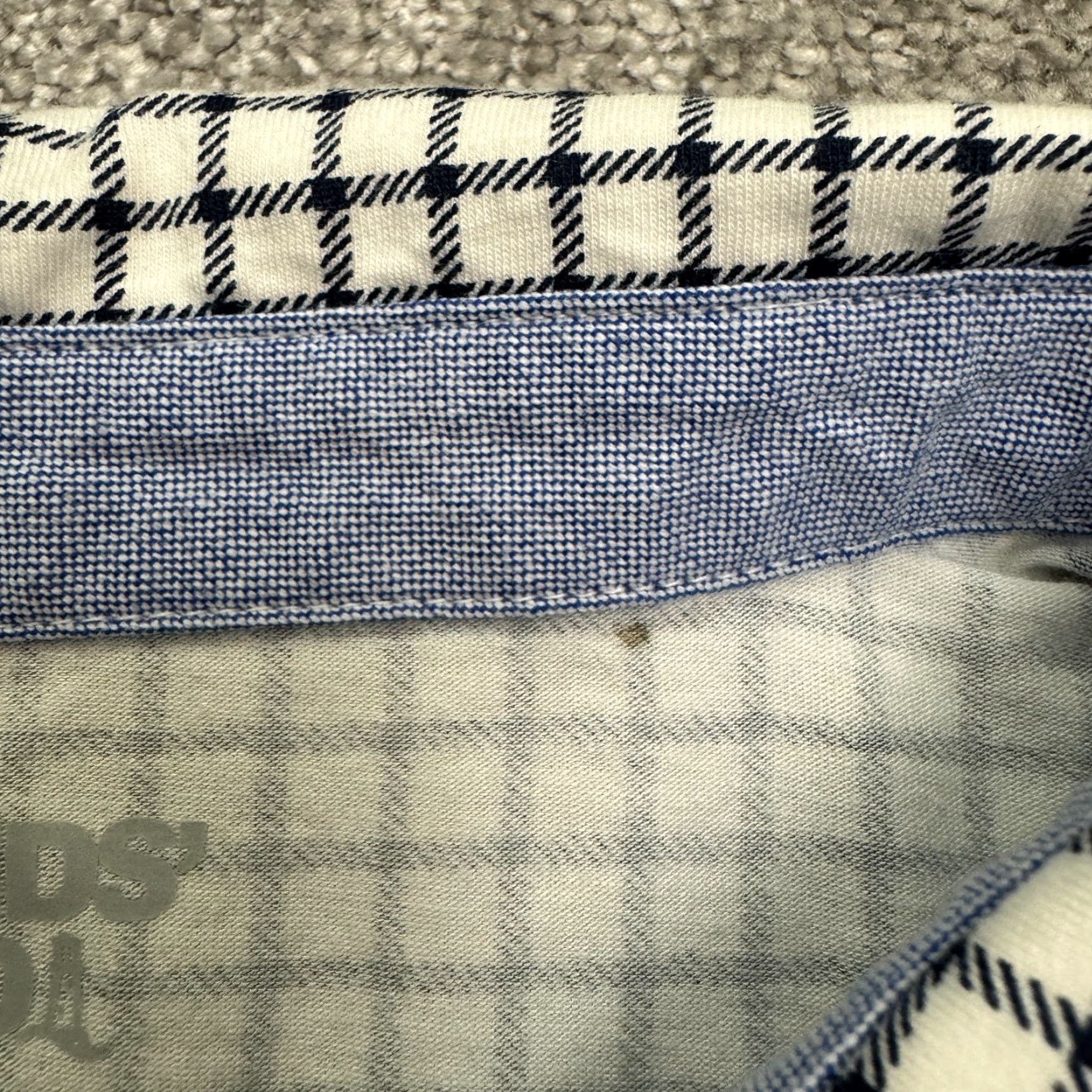 Lands' End VINTAGE Lands' End Women's Tunic Shirt Casual Long Sleeve Plaid Blue Regular Size S Size S / US 4 / IT 40 - 6 Thumbnail