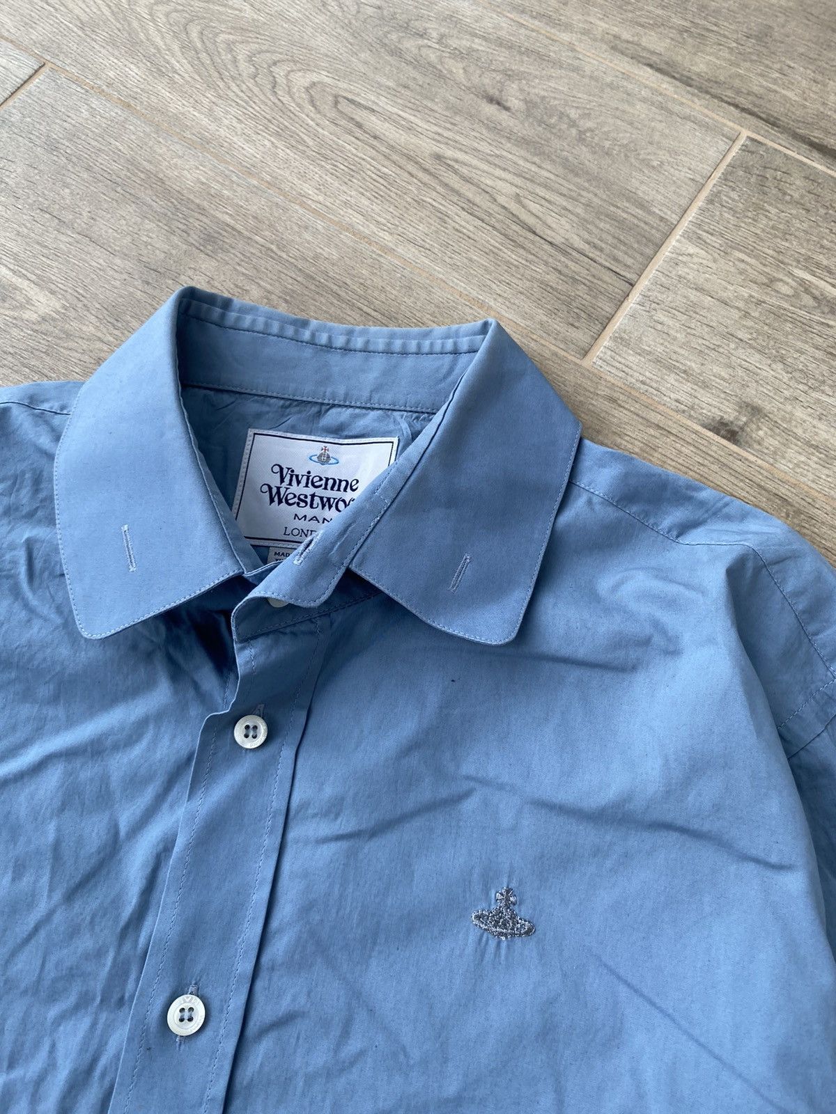Vivienne Westwood Vivienne Westwood Metal Logo Shirt Size US L / EU 52-54 / 3 - 7 Thumbnail
