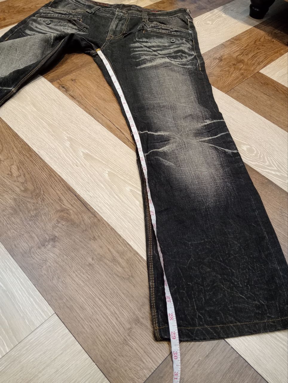 Nicole Club NICOLE CLUB JAPAN DISTRESSED FLARED DENIM PANTS Size US 34 / EU 50 - 14 Thumbnail