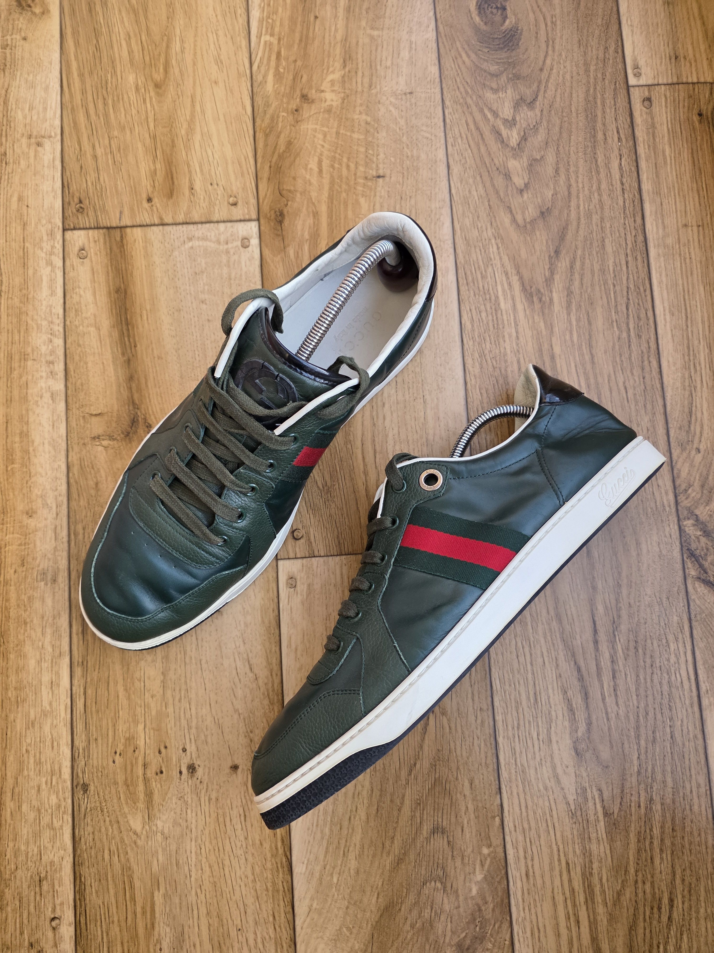 Gucci Gucci Web Low Top Sneakers Size US 14 / EU 47 - 9 Thumbnail