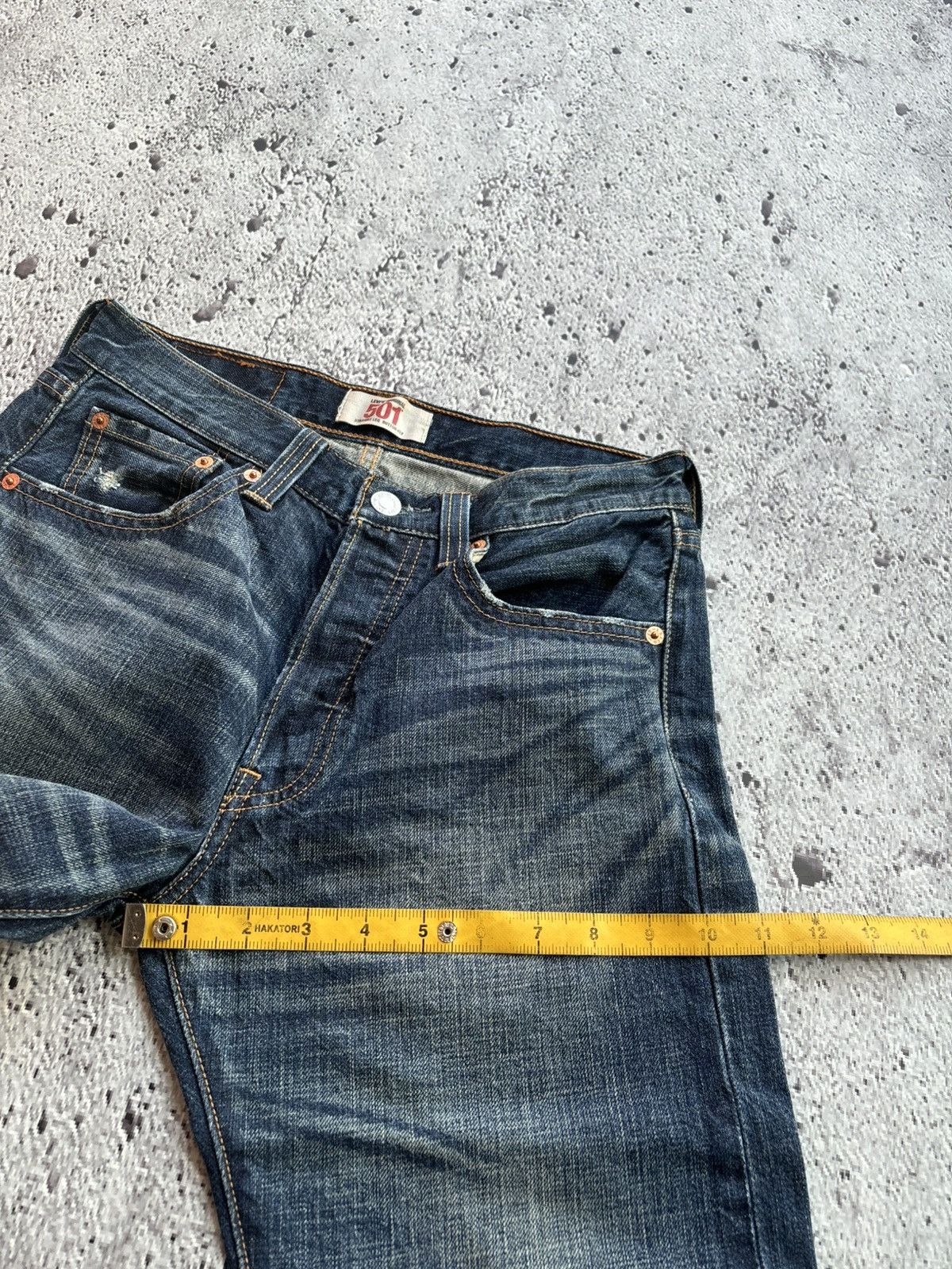 Levi's Levis 501 Distressed Denim style Jeans Size US 28 / EU 44 - 15 Thumbnail