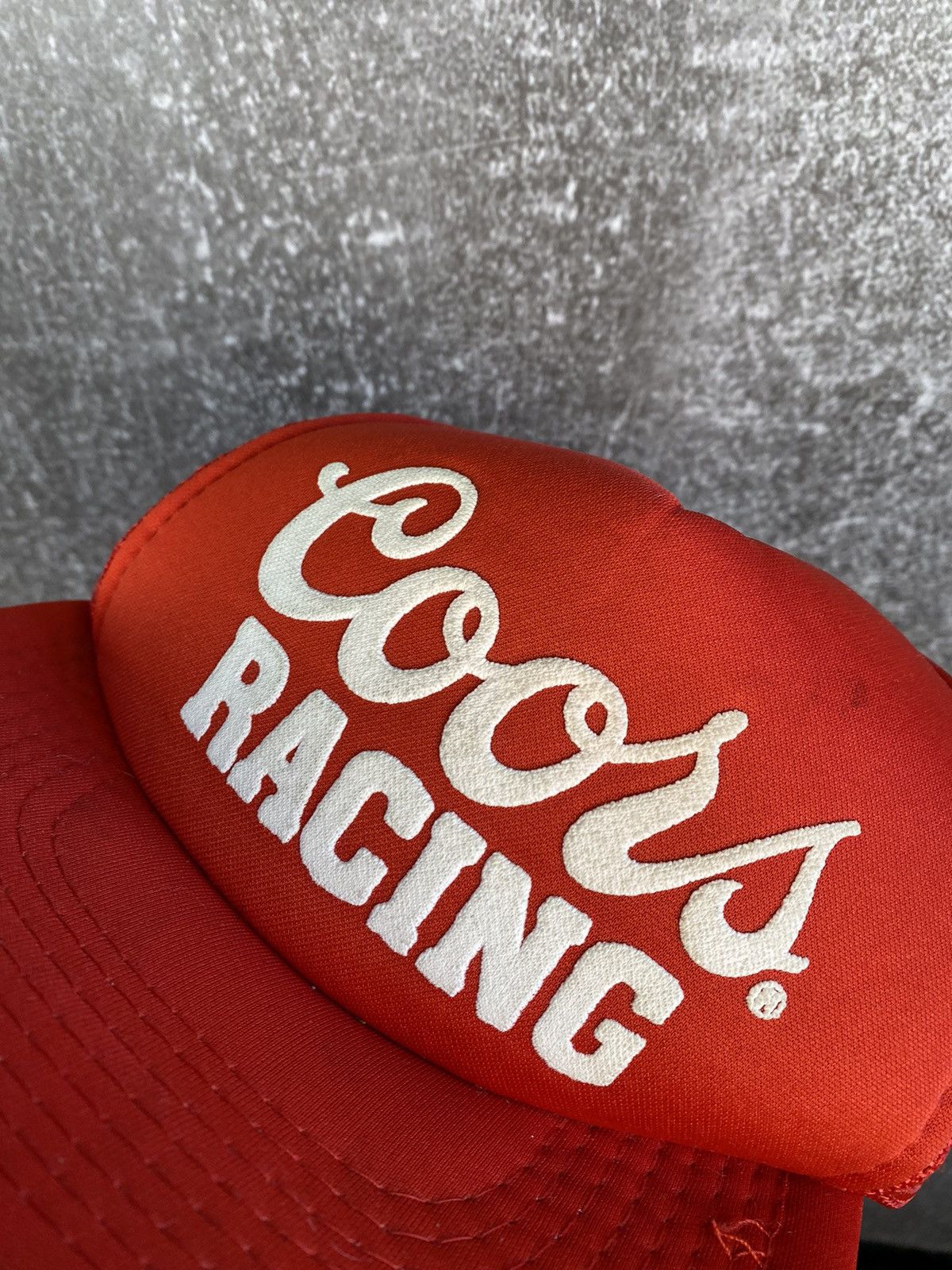 NASCAR × Vintage 1980s Vintage Coors Racing Foam Trucker Hat Cap Size ONE SIZE - 6 Thumbnail
