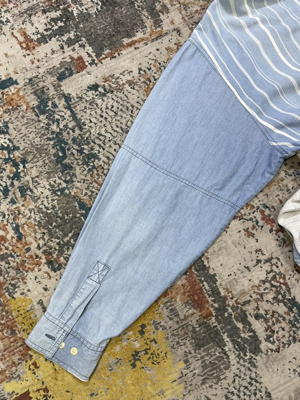 Nigel Cabourn Vintage Nigel Cabourn Button Down Western Patch Shirt Size US M / EU 48-50 / 2 - 5 Thumbnail
