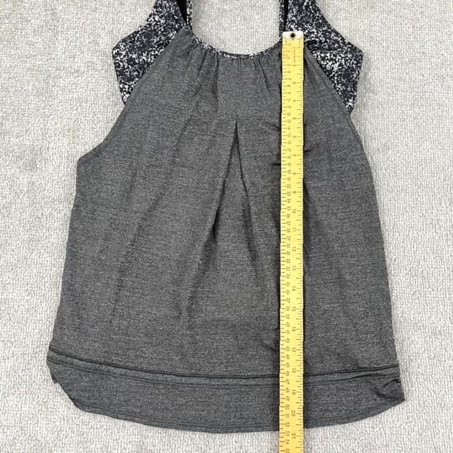 Lululemon Lululemon Tank Womens 8 Adult Gray Built in Bra Support Gym Yoga Athletic Size M / US 6-8 / IT 42-44 - 5 Thumbnail