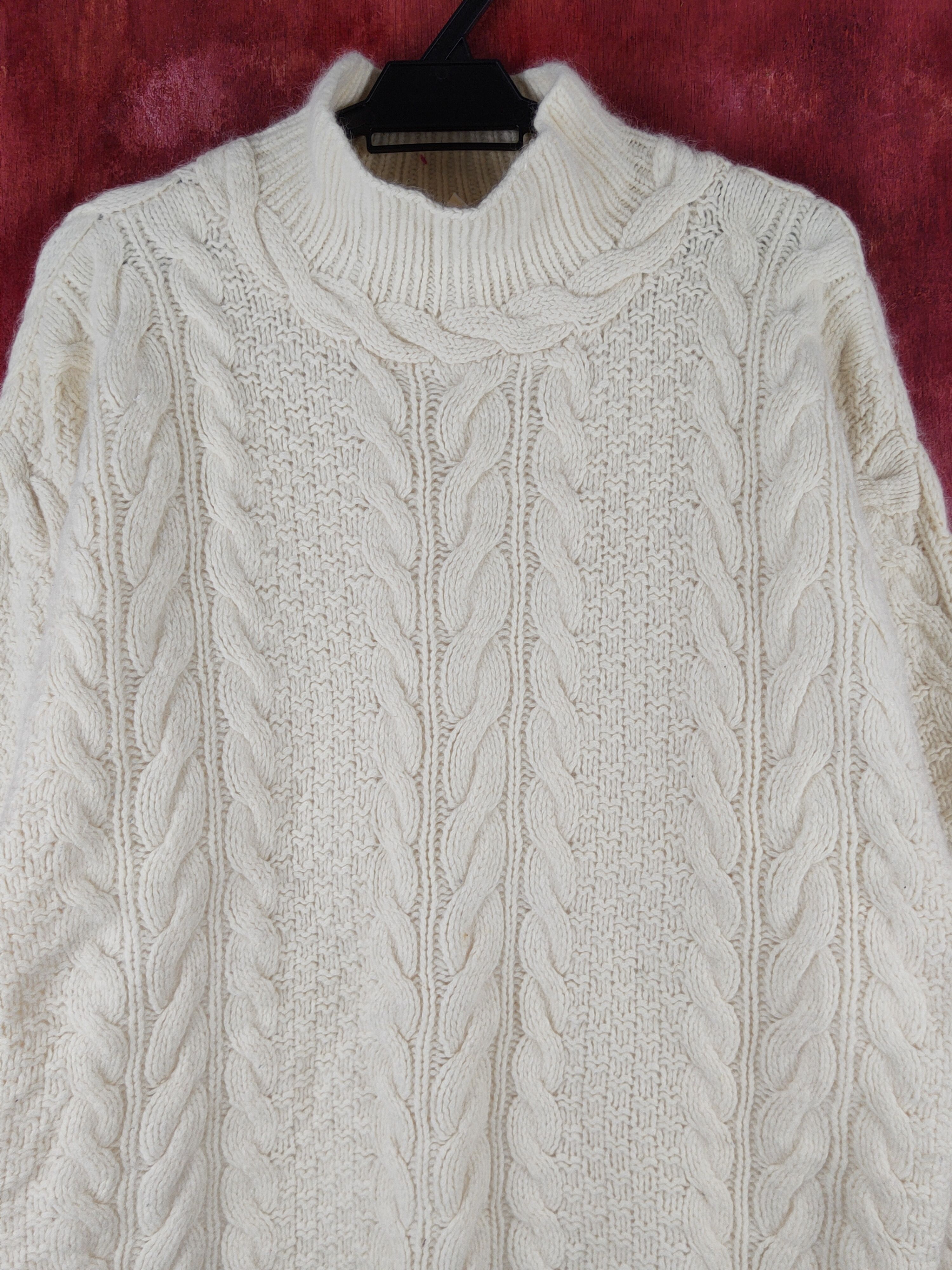 Brooks Brothers Brooks Brothers handknit Cream Knitwear Sweatshirts #S2380 Size US L / EU 52-54 / 3 - 2 Thumbnail
