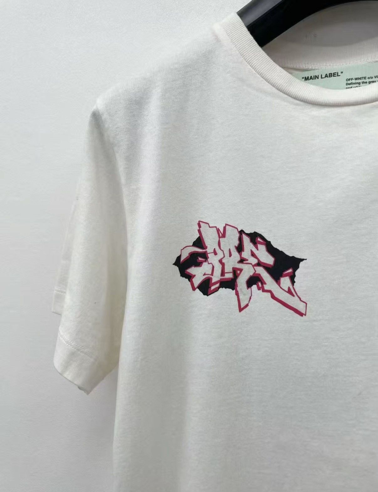 Off-White OFF-WHITE 100% Cotton Short Sleeve T-shirt J30 Size US S / EU 44-46 / 1 - 4 Thumbnail