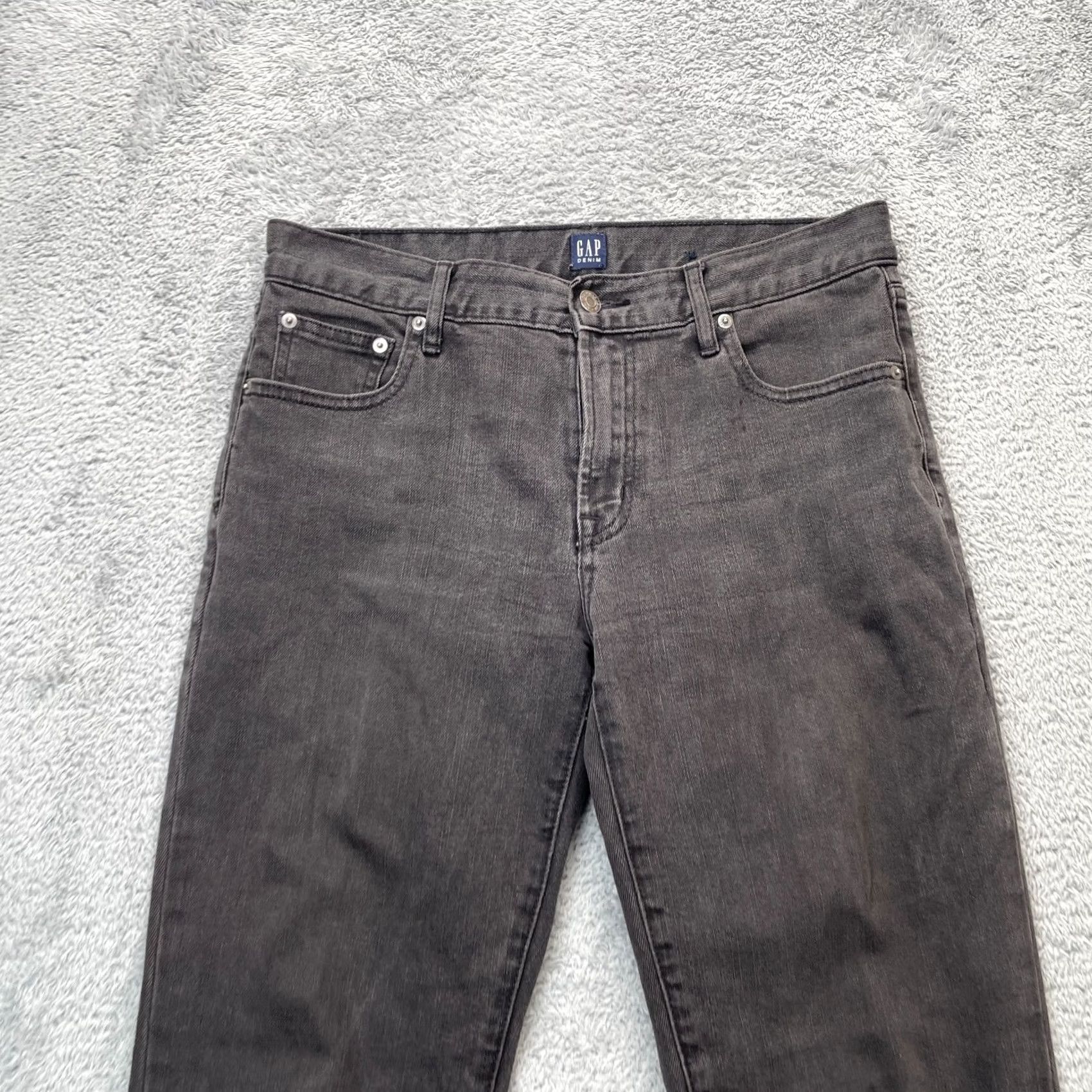 Gap Gap Jeans Womens 27 Gray Best Boyfriend Skinny Leg Denim Cotton Stretch Mid Rise Jeans Size 24" / US 00 / IT 34 - 5 Thumbnail