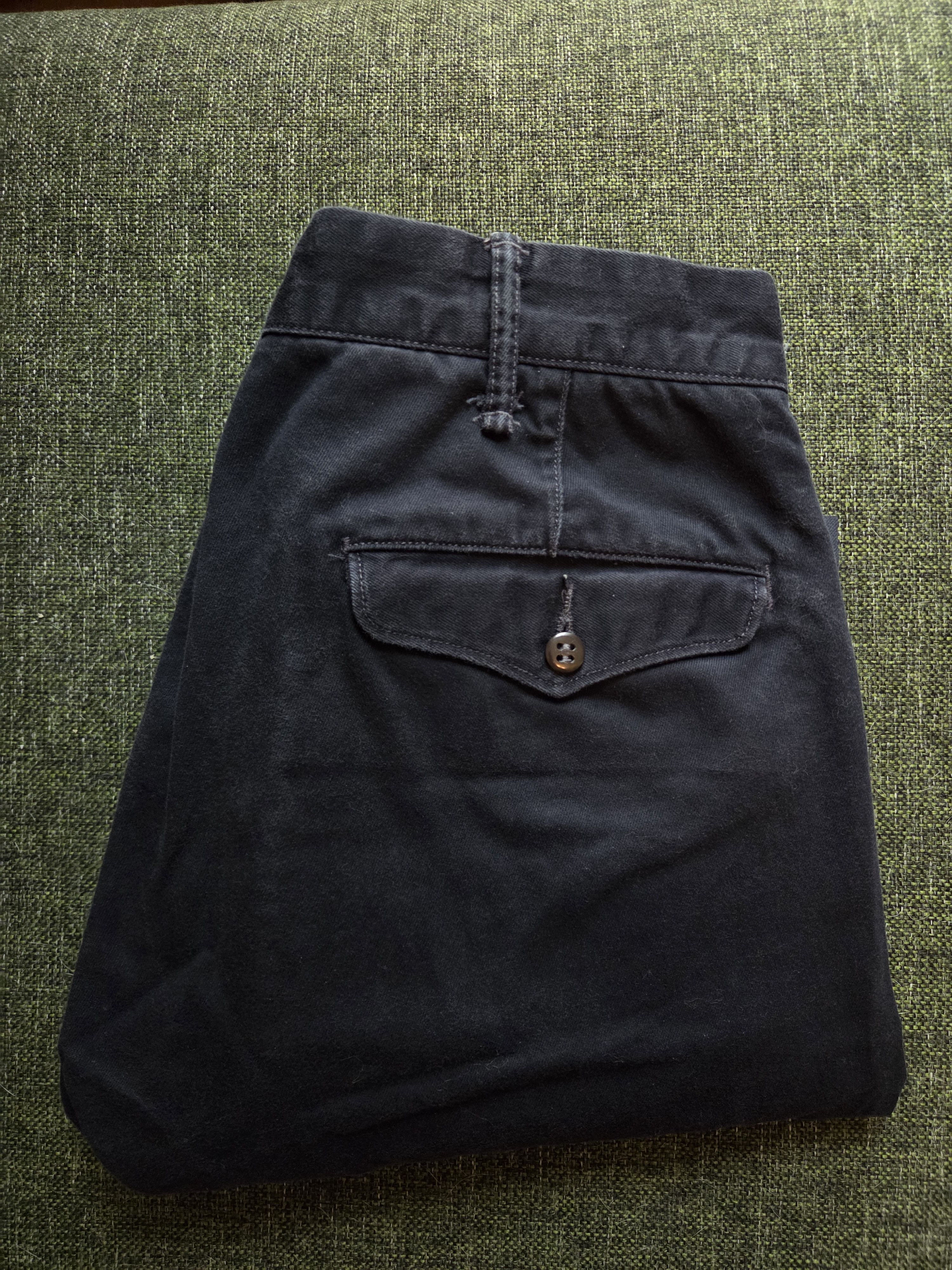 RRL Black Field Chinos 32 x 32 Ralph Lauren