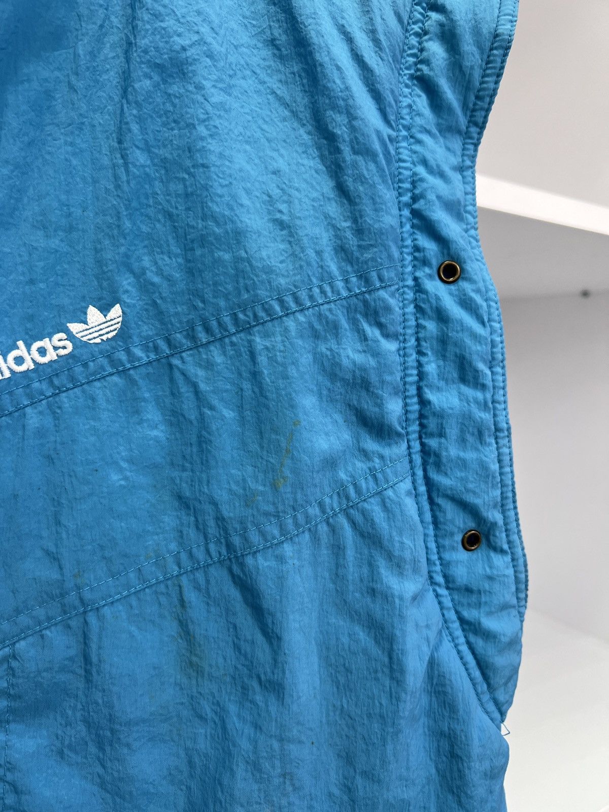 Adidas × Designer × Vintage Vintage 90’s Adidas Nylon Vest Size US XS / EU 42 / 0 - 7 Thumbnail