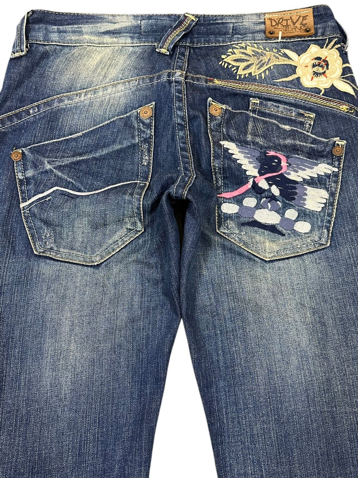 If Six Was Nine Vintage Japanese Brand Faded Wash Bell Bottom Flare Jeans Size US 29 - 5 Thumbnail
