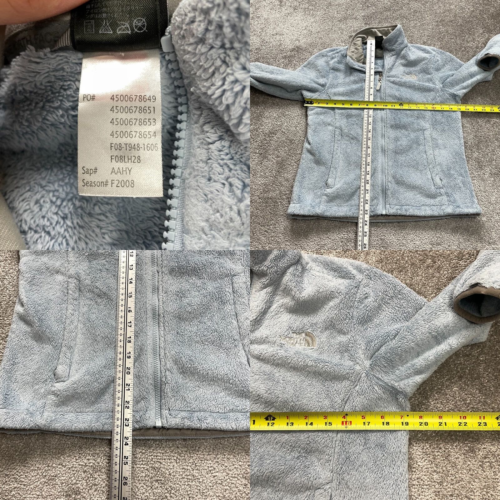 The North Face THE NORTH FACE Osito Fleece Jacket Women S Blue Full Zip Pocket High Neck Size S / US 4 / IT 40 - 9 Thumbnail