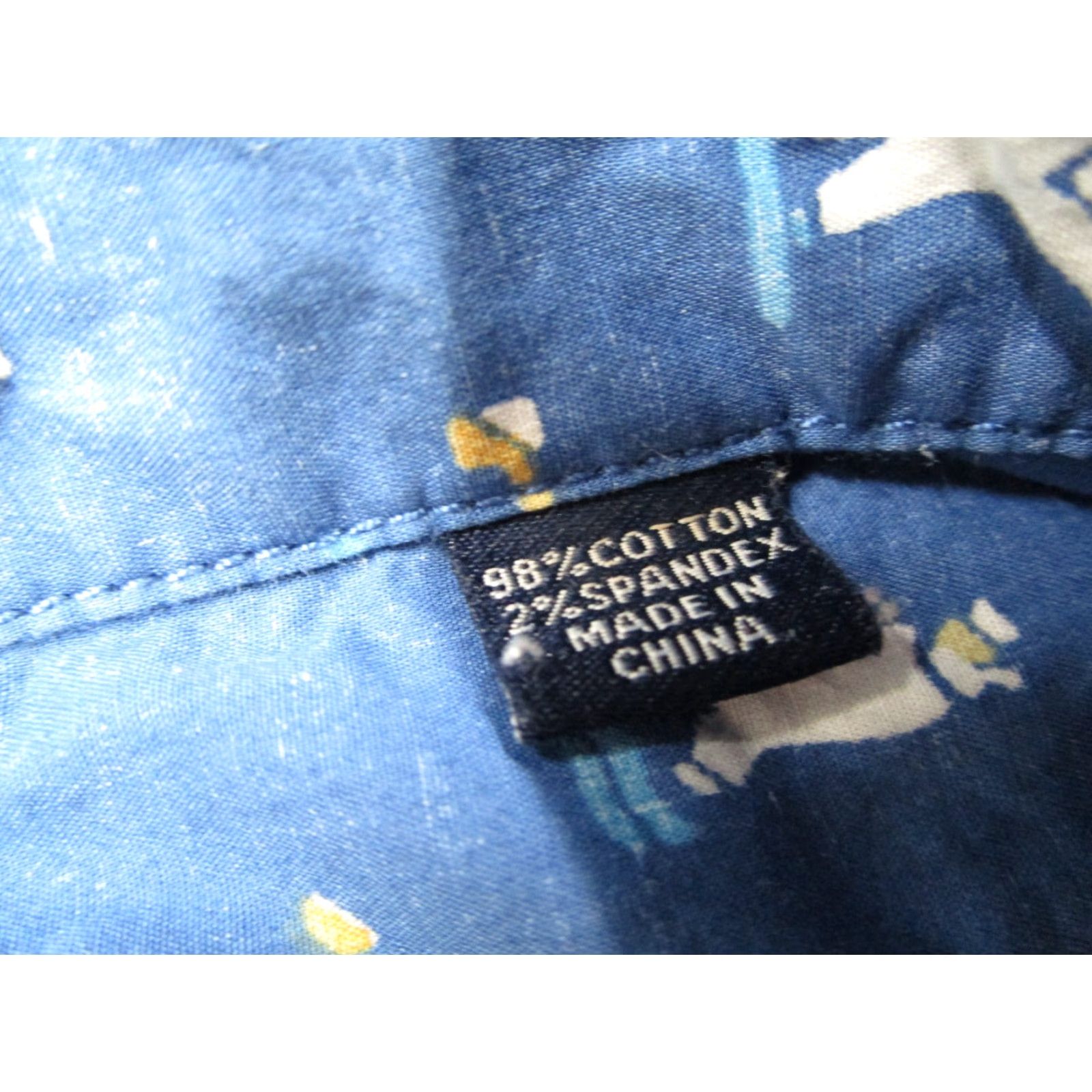 Reyn Spooner Reyn Spooner Mens Medium Blue Short Sleeve Button-Up Hawaiian Shirt AOP Flags Reverse Print Tropical Retro Size US M / EU 48-50 / 2 - 3 Thumbnail