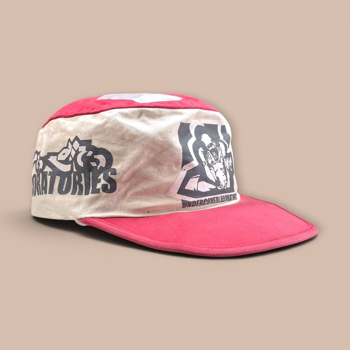 Undercover OG 2002 UNDERCOVER LABORATORIES 2002SS HAZE Skull Work Cap Size ONE SIZE - 8 Thumbnail