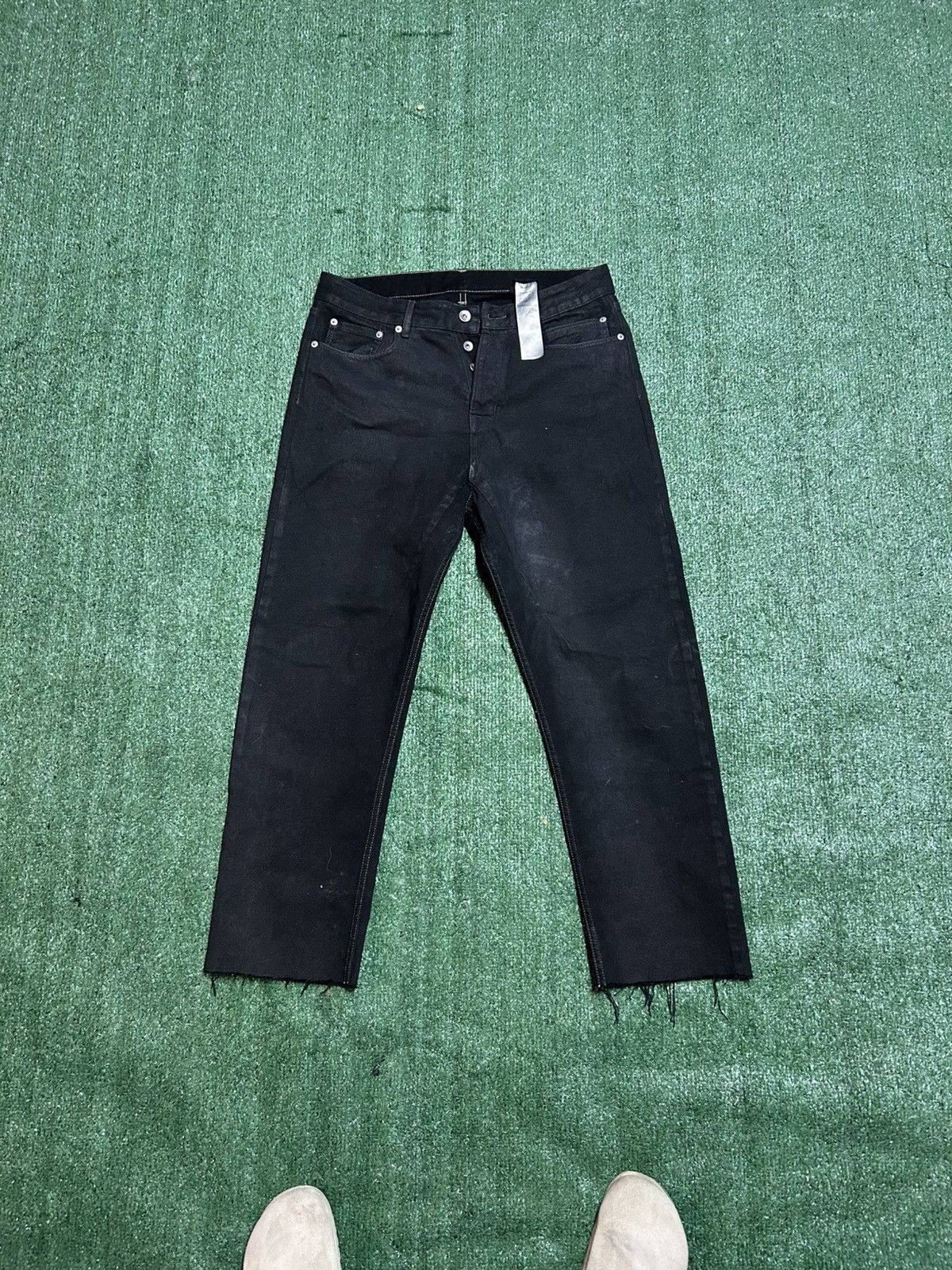 Rick Owens Rick Owens performa cut denim Size US 32 / EU 48 - 1 Thumbnail
