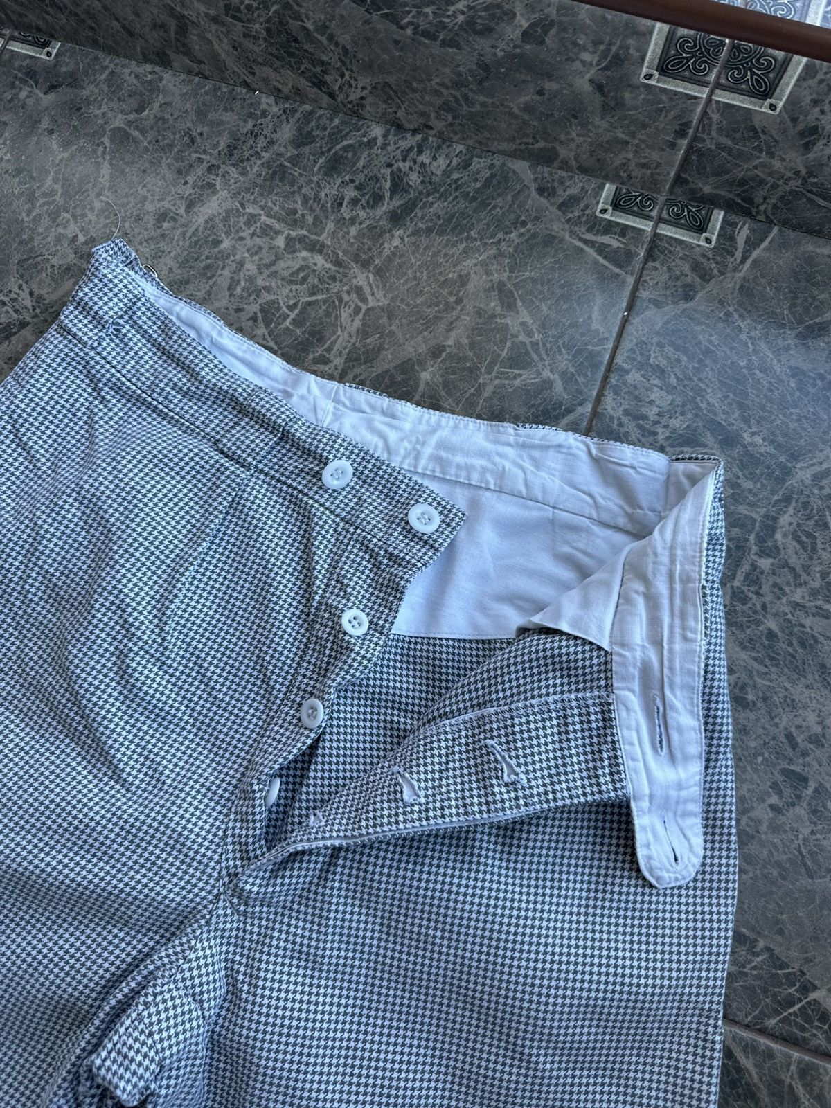Other Vintage 1960s Workwear Pants Houndstooth Check Zurich Size US 30 / EU 46 - 4 Thumbnail
