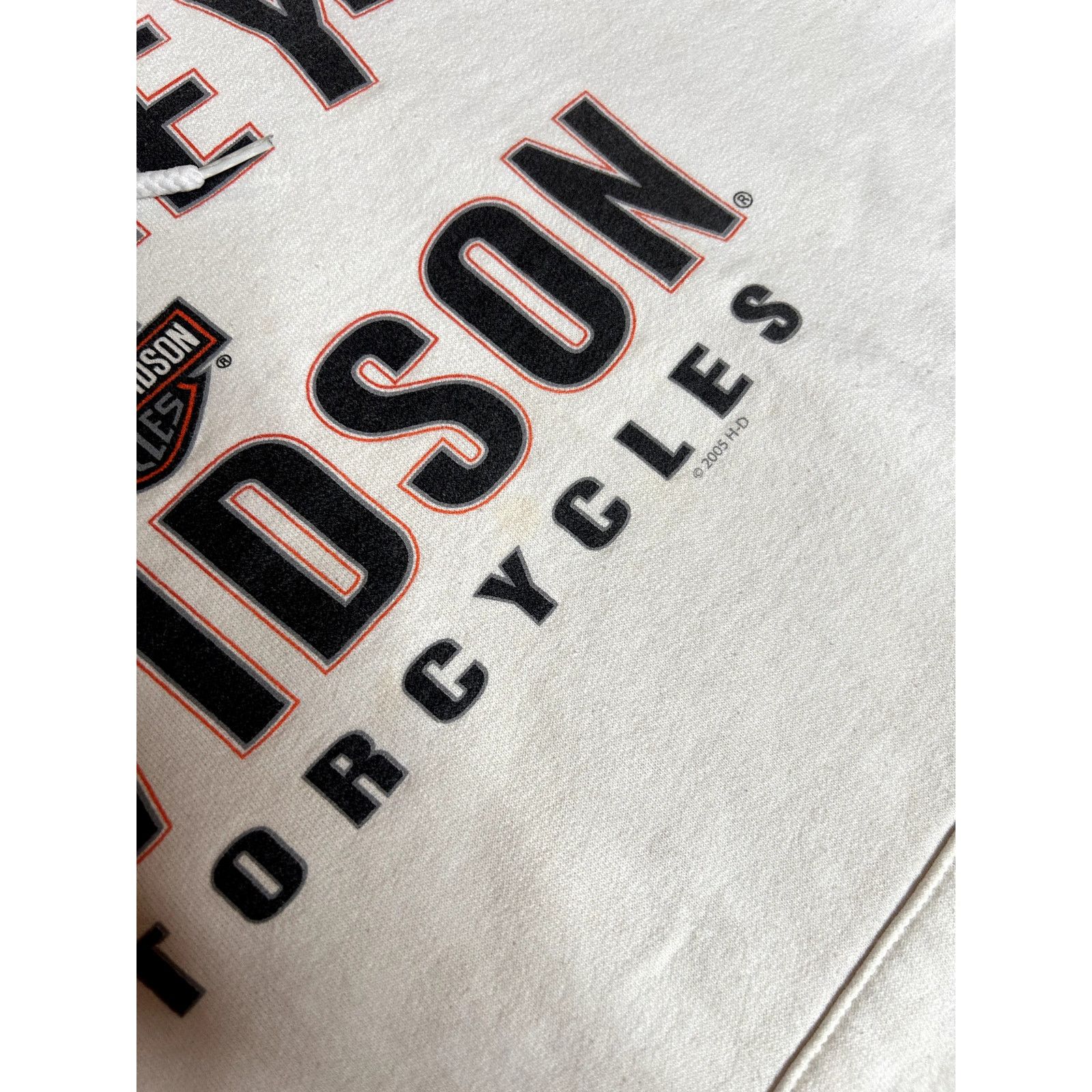 Harley Davidson × Vintage Vintage Harley Davidson Motorcycles York PA Biker Hoodie Size US L / EU 52-54 / 3 - 5 Thumbnail