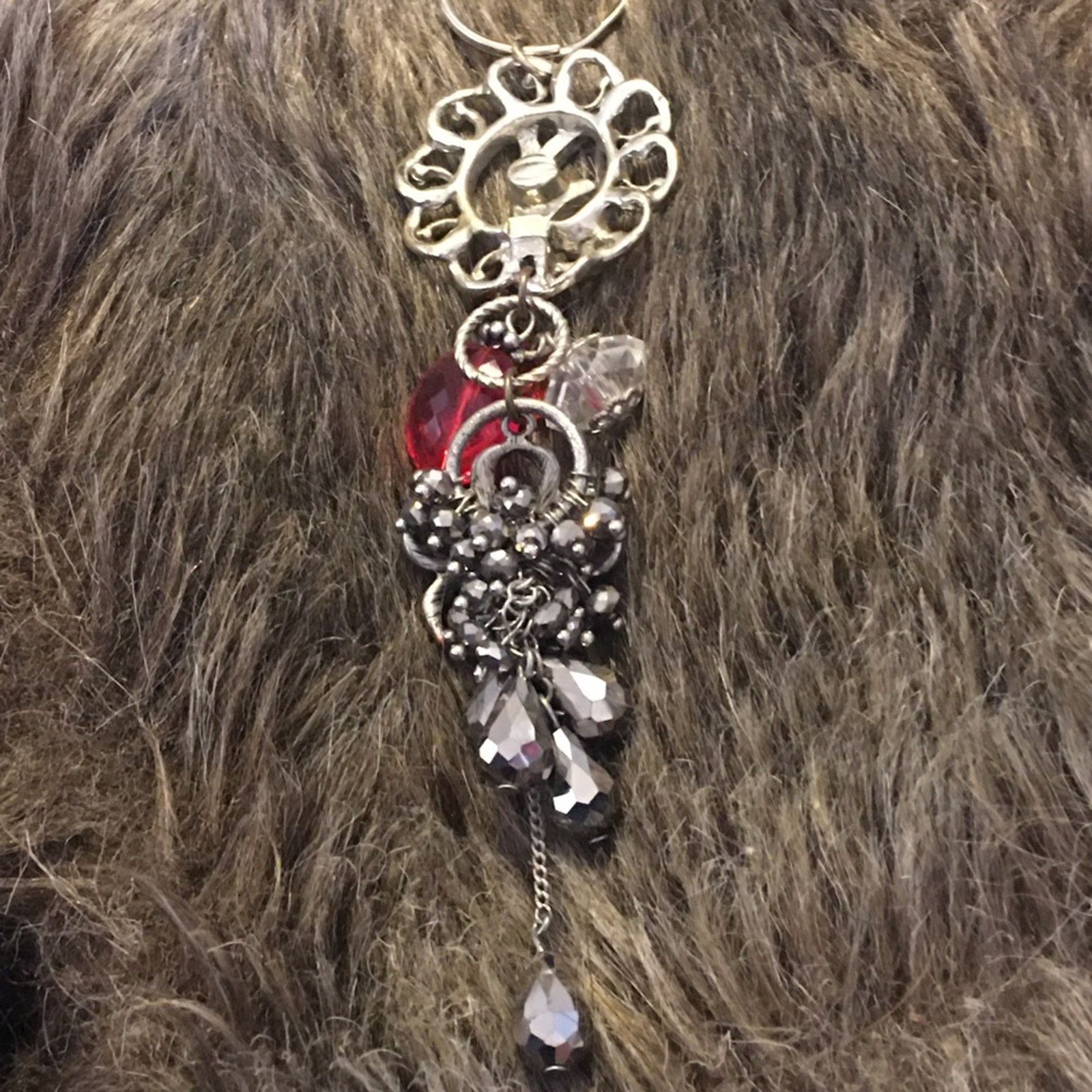 Vintage Vintage repurpose salvaged estate gem keychain Size ONE SIZE - 8 Thumbnail