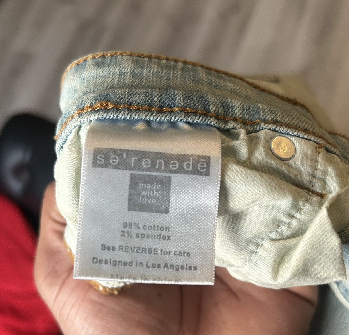 SERENEDE Serenede “CYBER CLOUD” Cargo Jeans Size US 34 / EU 50 - 8 Thumbnail