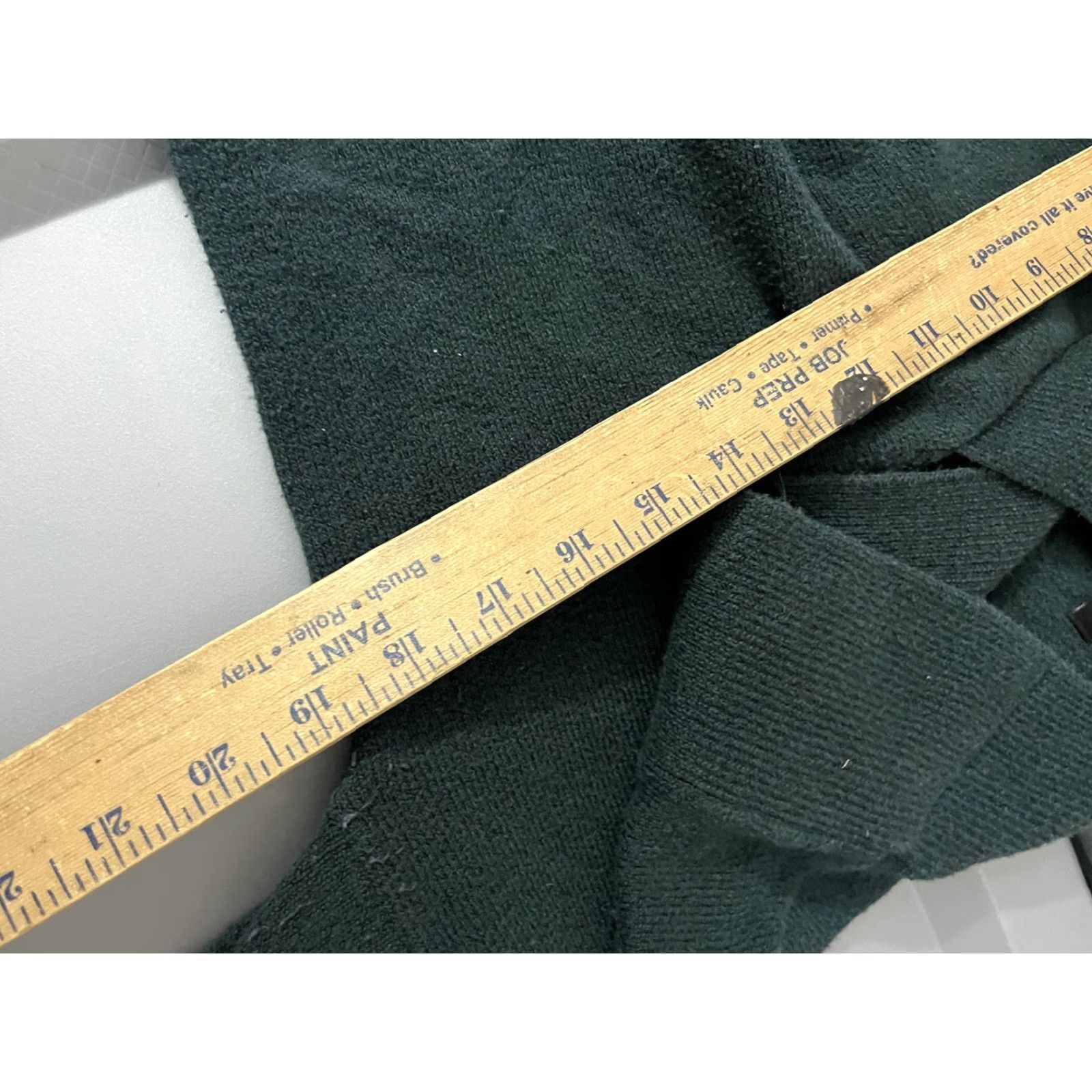 Banana Republic Banana Republic Women V-Neck Solid Sweater Size Small Green Solid Size S / US 4 / IT 40 - 5 Thumbnail
