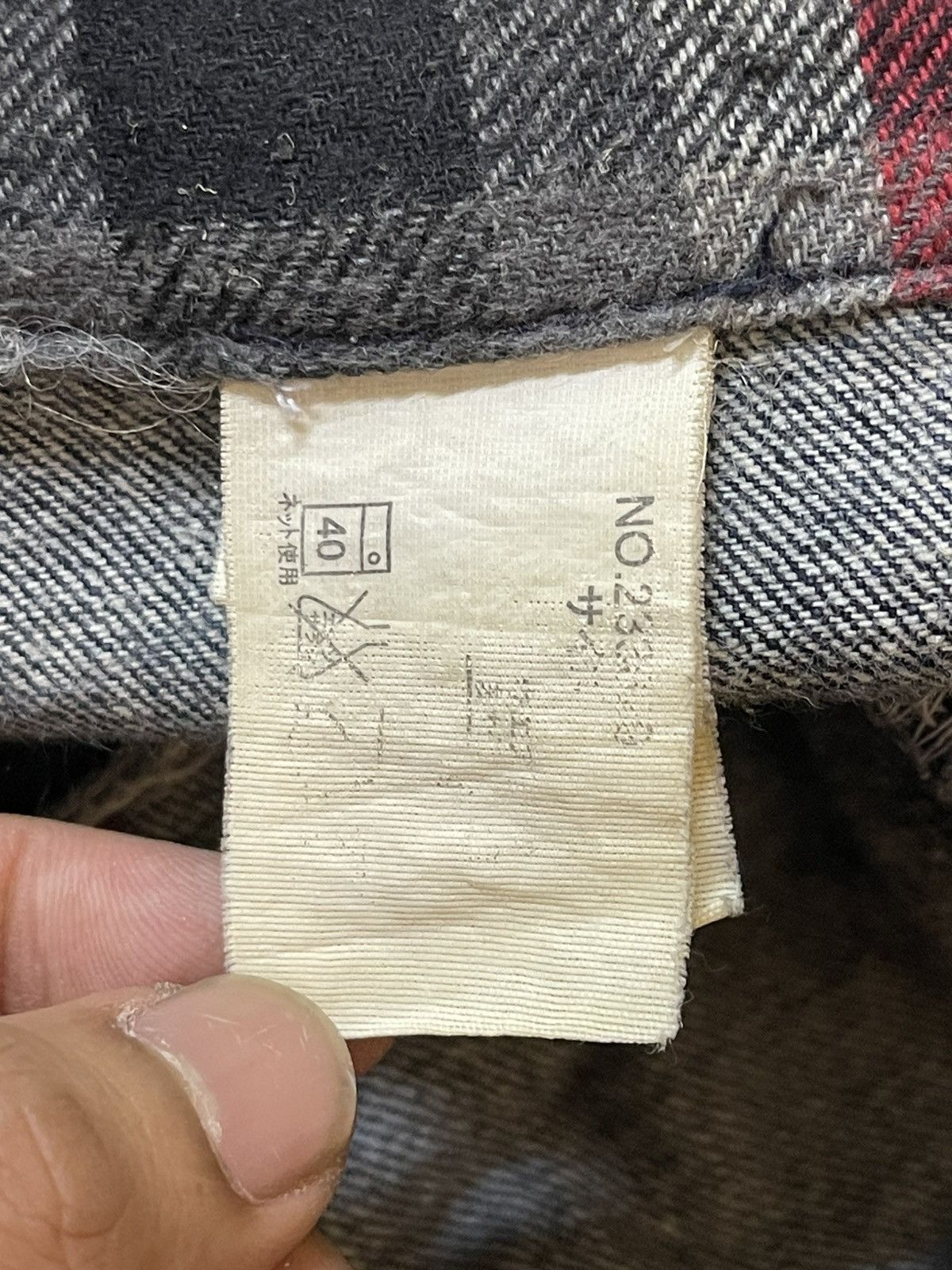 If Six Was Nine Vintage Japanese Brand Double Waist Thunder Wash Distressed Size US 32 / EU 48 - 9 Thumbnail