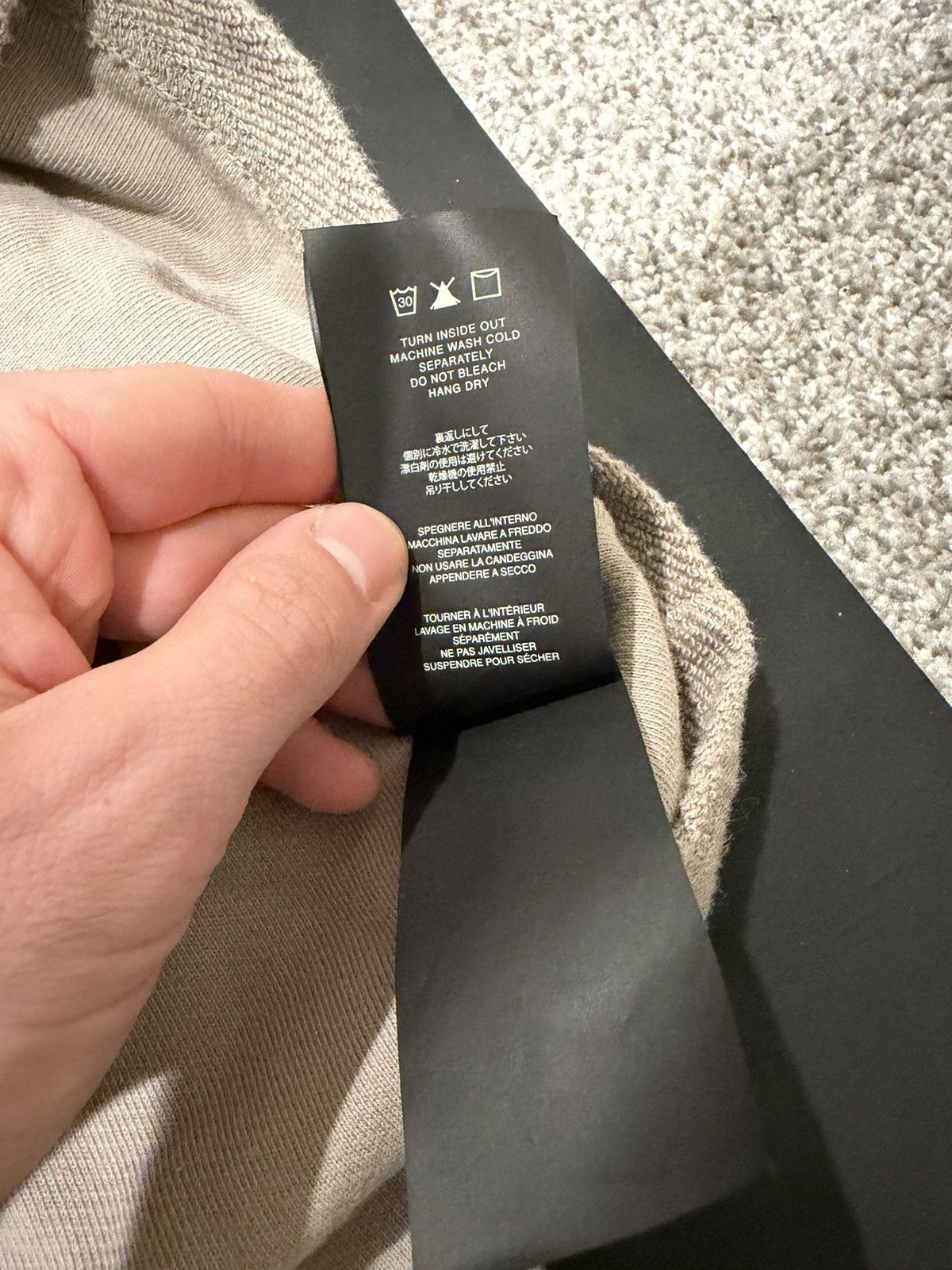 Fear of God 7th Collection Inside Out Terry Tee Size US S / EU 44-46 / 1 - 9 Thumbnail