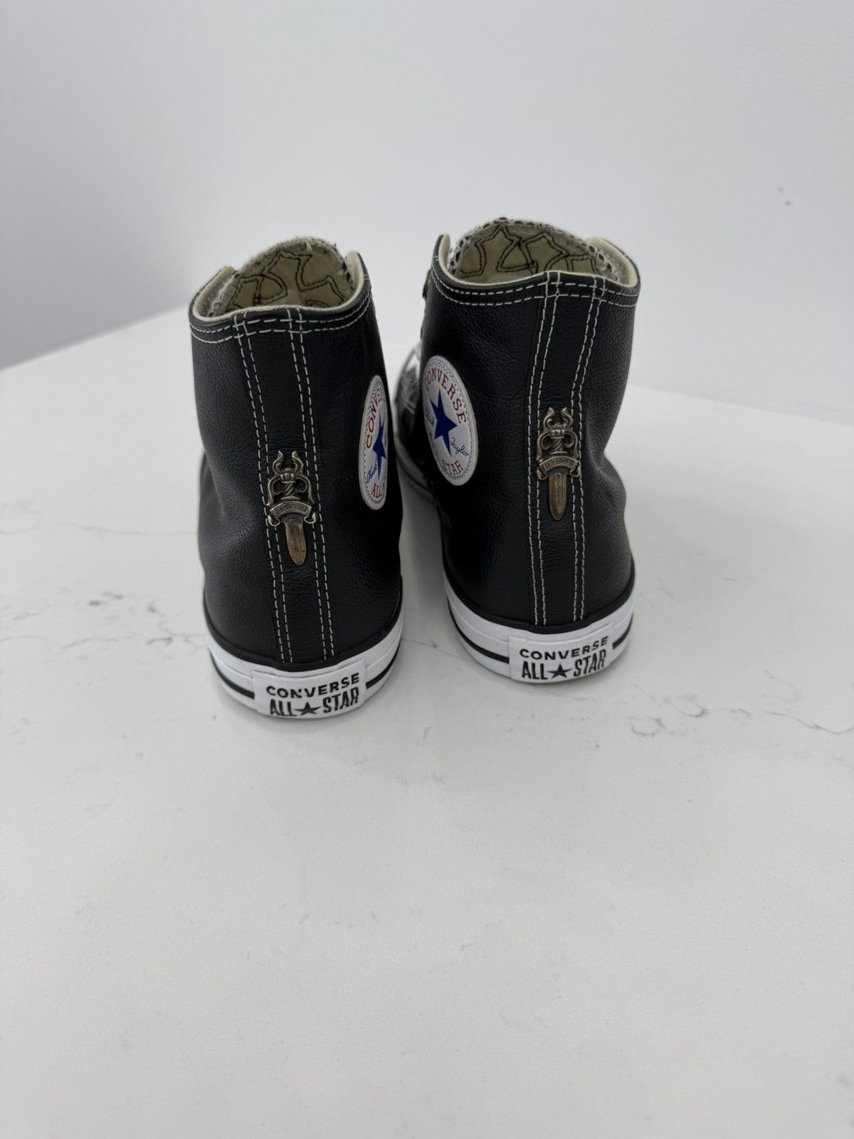 Chrome Hearts Chrome hearts patch converse highs Size US 7.5 / EU 40-41 - 4 Thumbnail