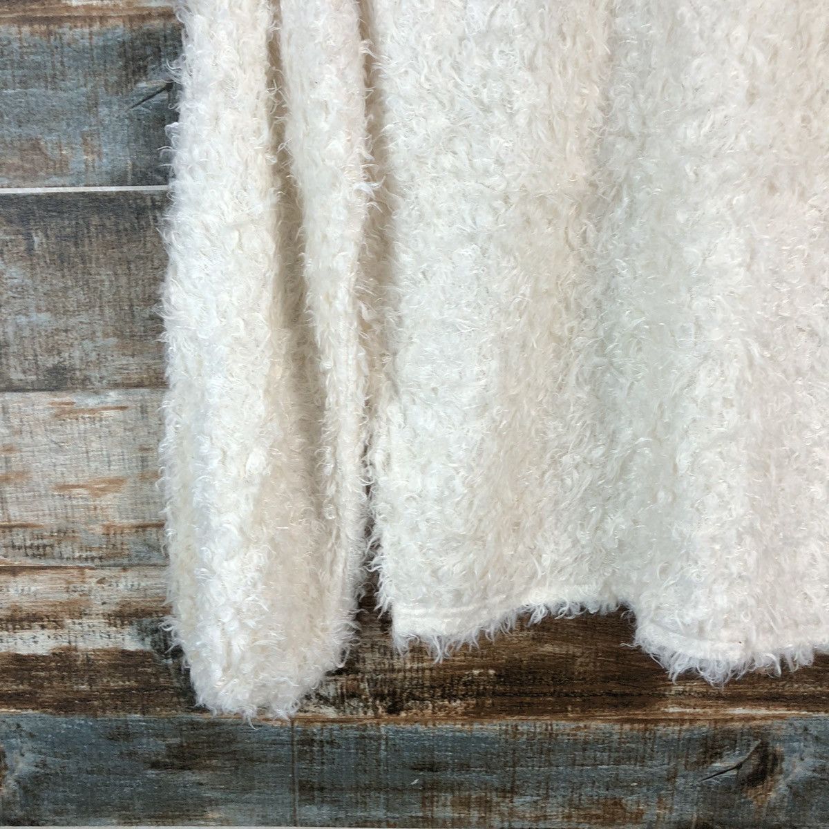 Homespun Knitwear × Japanese Brand DLL One Way White Mohair shaggy fur vintage Knitwear #C055 Size S / US 4 / IT 40 - 15 Thumbnail