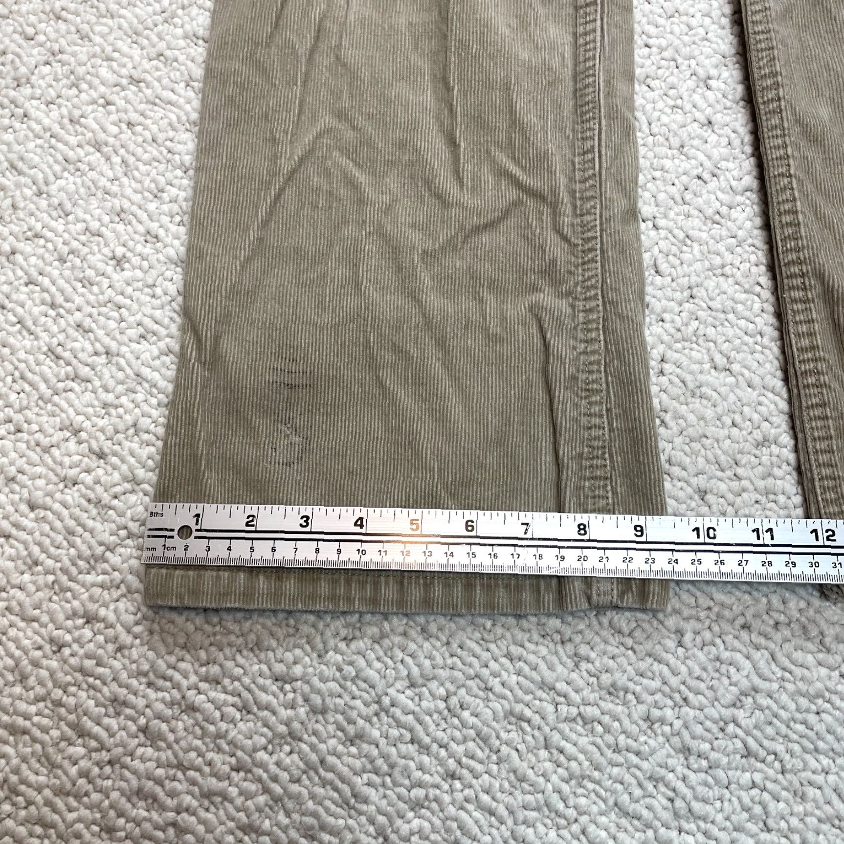 Tommy Hilfiger Tommy Hilfiger Jeans Womens 16 36x29.5 Brown Corduroy Bootcut High Rise Pants Size 38" / US 16 / IT 52 - 5 Thumbnail