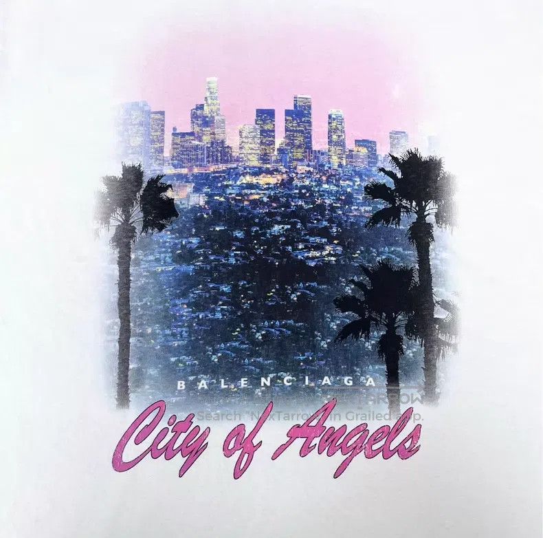 Balenciaga Balenciaga Angel City Night Scene Graffiti Cracked Letter Size US L / EU 52-54 / 3 - 4 Thumbnail