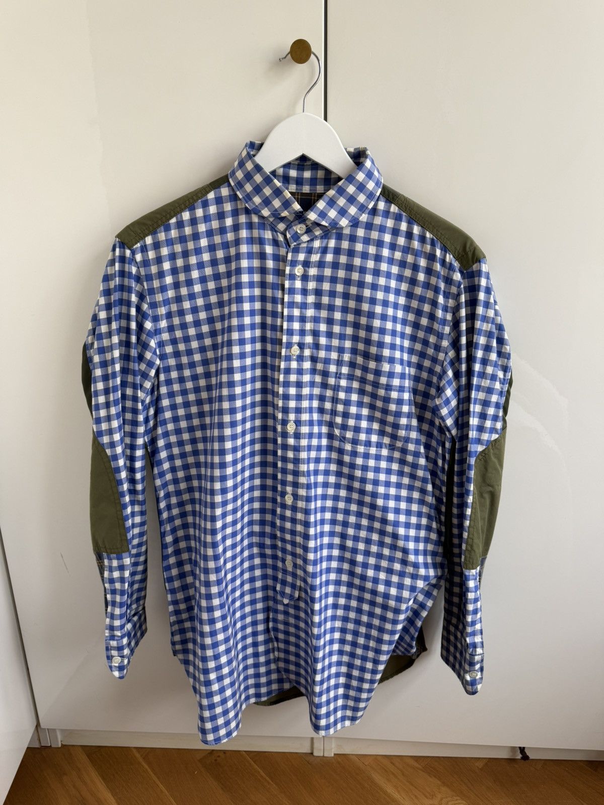 Junya Watanabe Junya Watanabe Comme des Garçons MAN Hybrid Patchwork Shirt Size S / US 4 / IT 40 - 1 Thumbnail