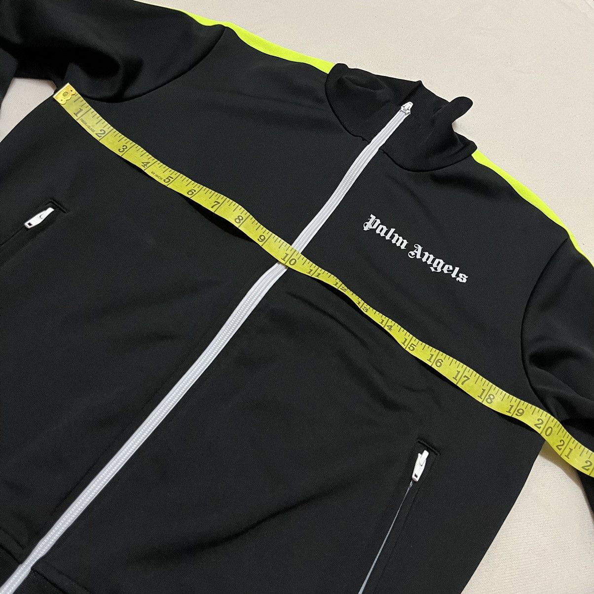 Palm Angels Authentic Palm Angels Zipper Jacket Side Tape Black Gree Size M / US 6-8 / IT 42-44 - 11 Thumbnail
