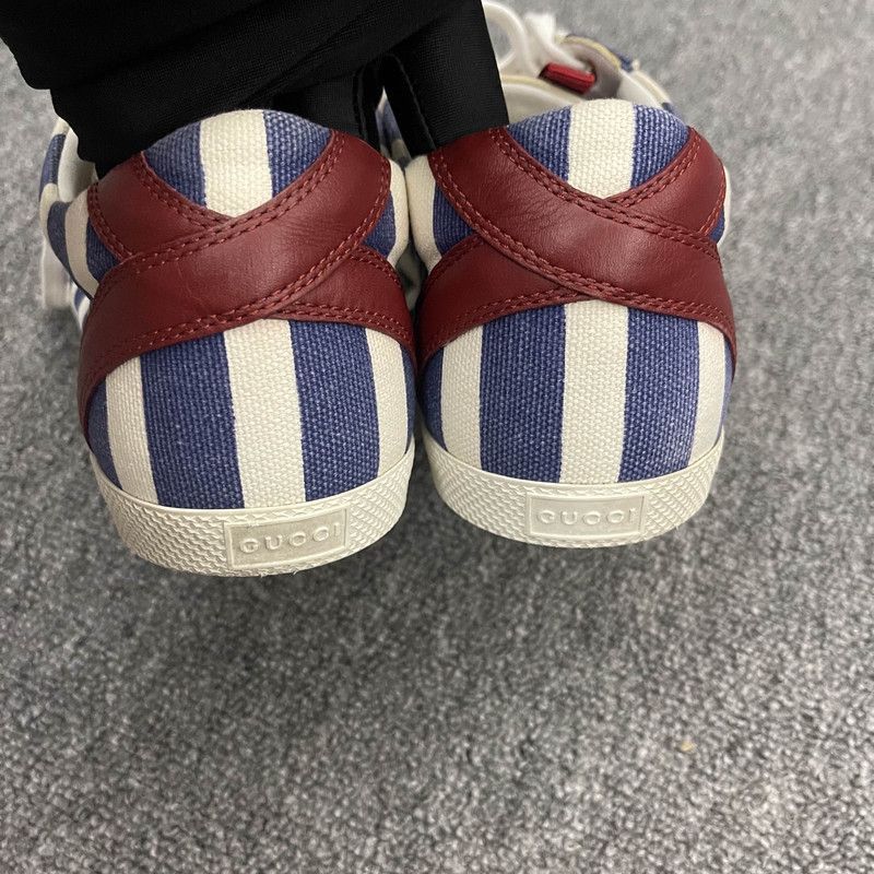 Gucci Gucci Striped Low-Top Casual Sneakers Size US 9 / EU 42 - 2 Thumbnail