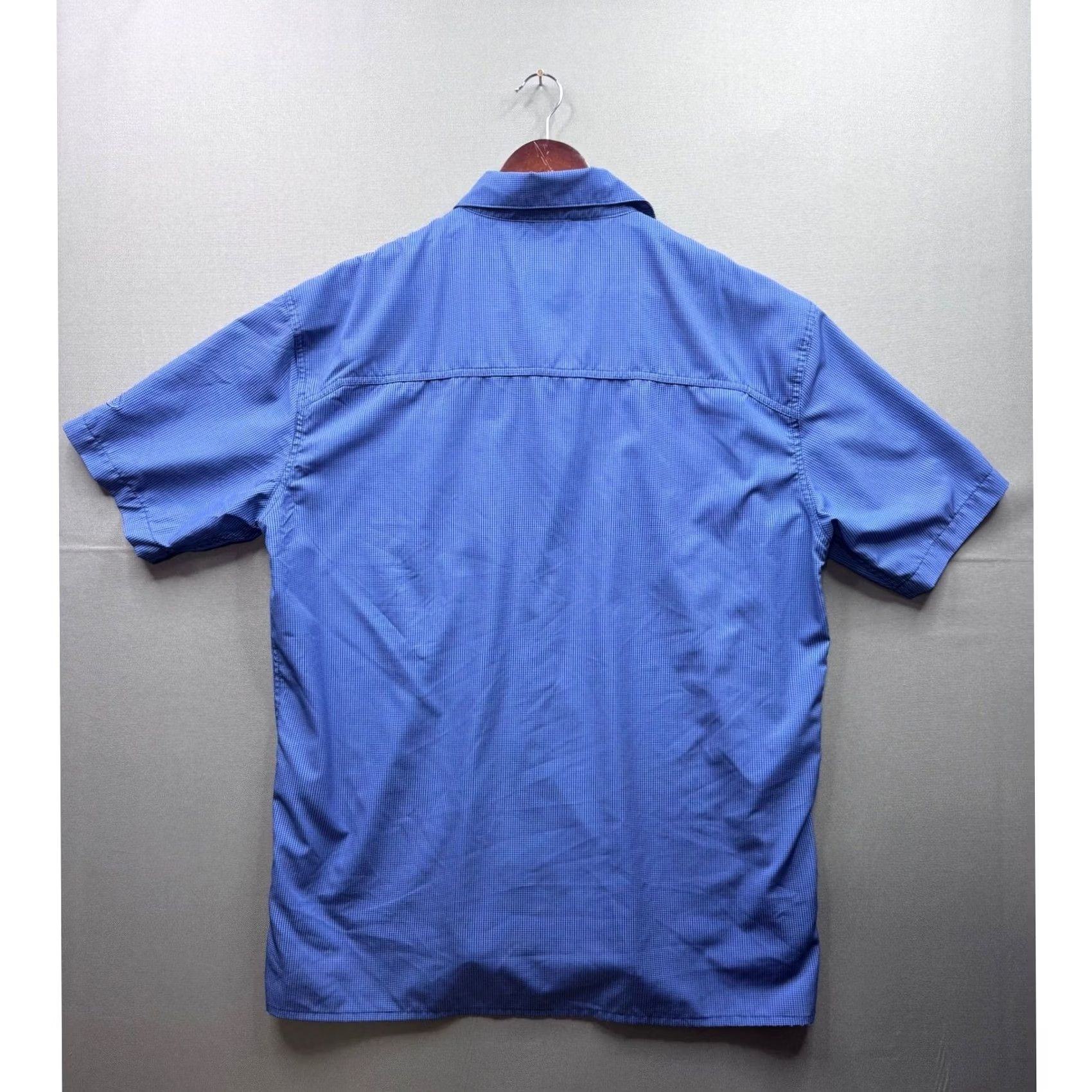 Vintage Drake Clothing Company Blue Gingham Short Sleeve Button Up Shirt Men L Size US L / EU 52-54 / 3 - 7 Thumbnail