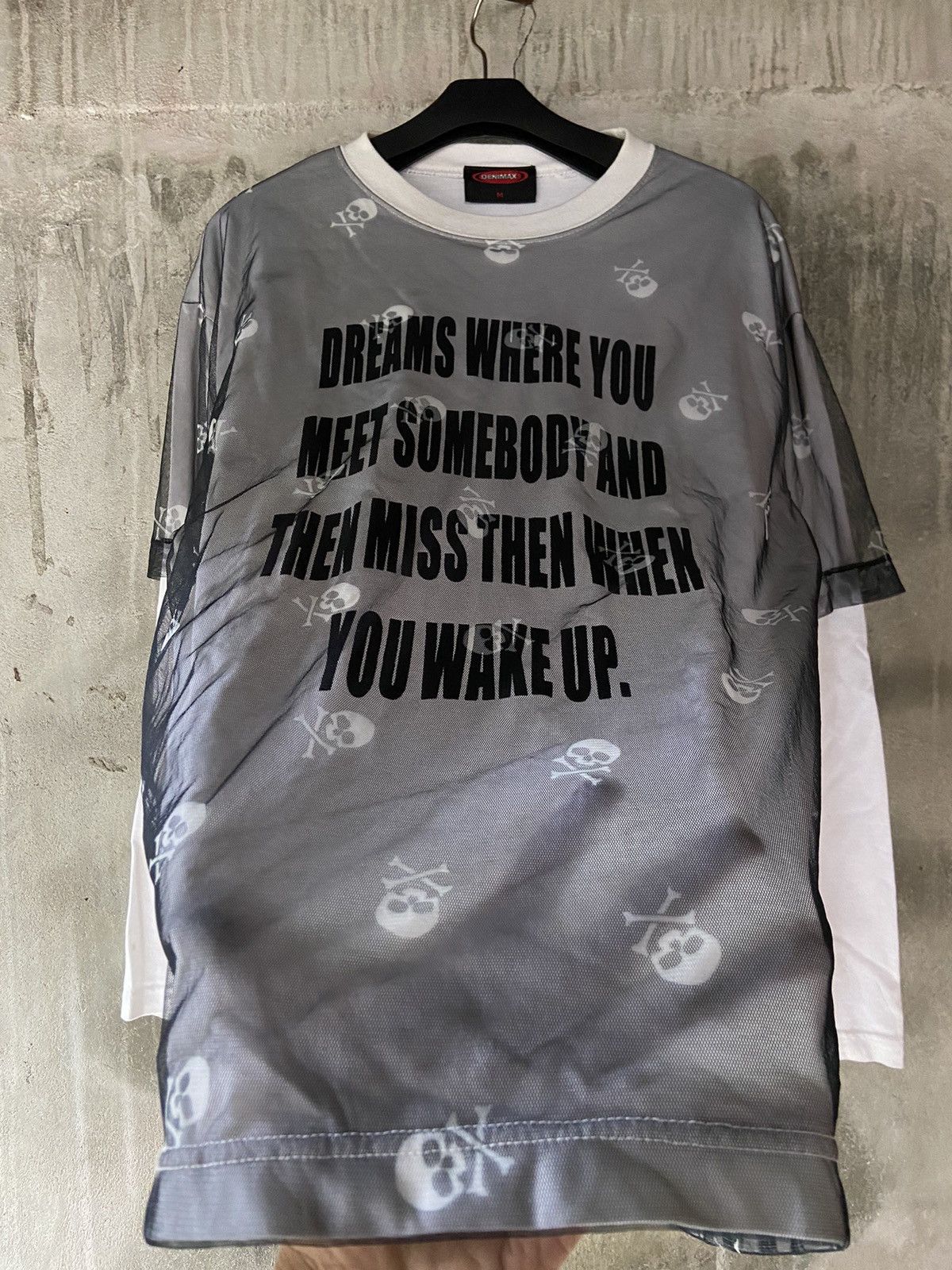 Isamu Katayama Backlash JAPANESE PUNK DOUBLE LAYER POEM LONG SLEEVE Size US M / EU 48-50 / 2 - 3 Thumbnail