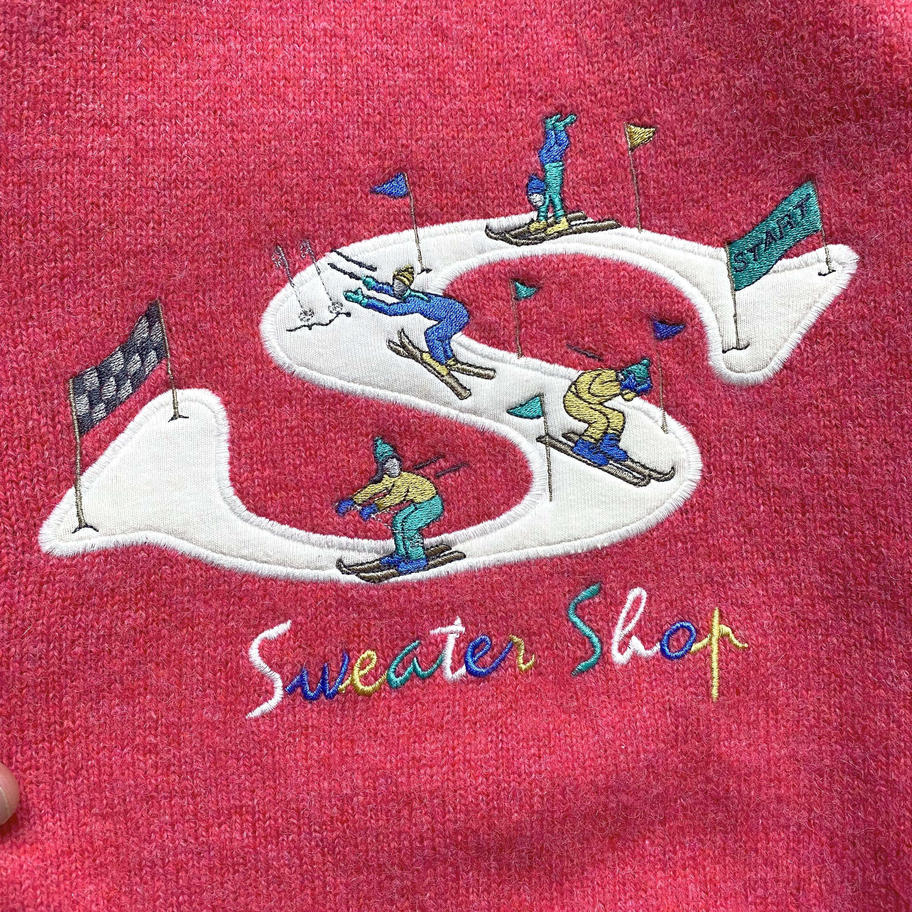 Golf Wang ⛷️ Vintage 80s Ski Logo Knit Wool Cozy Sweater Knitwear Size US M / EU 48-50 / 2 - 4 Thumbnail