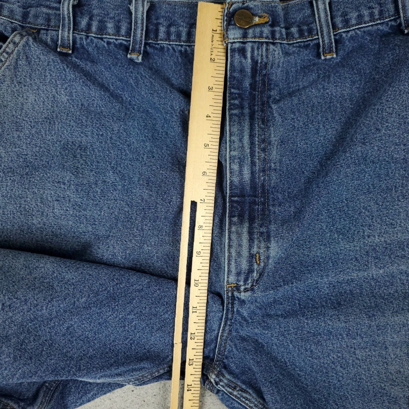 Carhartt Carhartt Shorts Mens Bermuda Denim 44 Blue Cotton Blend Casual Workwear 5-Pocket Design Vintage No Mens Size US 44 / EU 60 - 5 Thumbnail