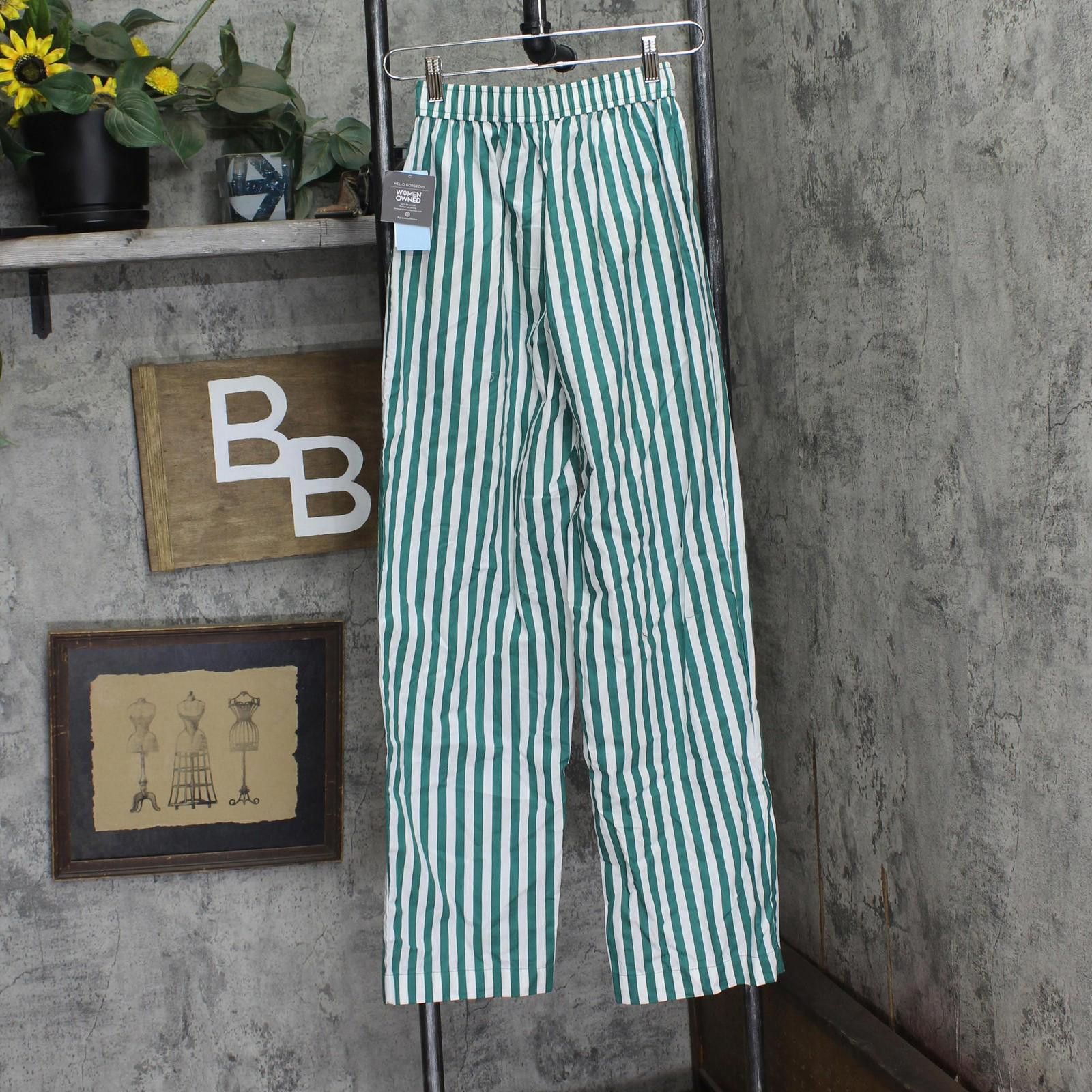 Other Nwt Grayson Threads St. Graphic Boxer Pants Green Stripe Xxs Size 25" / US 0 / IT 36 - 2 Thumbnail