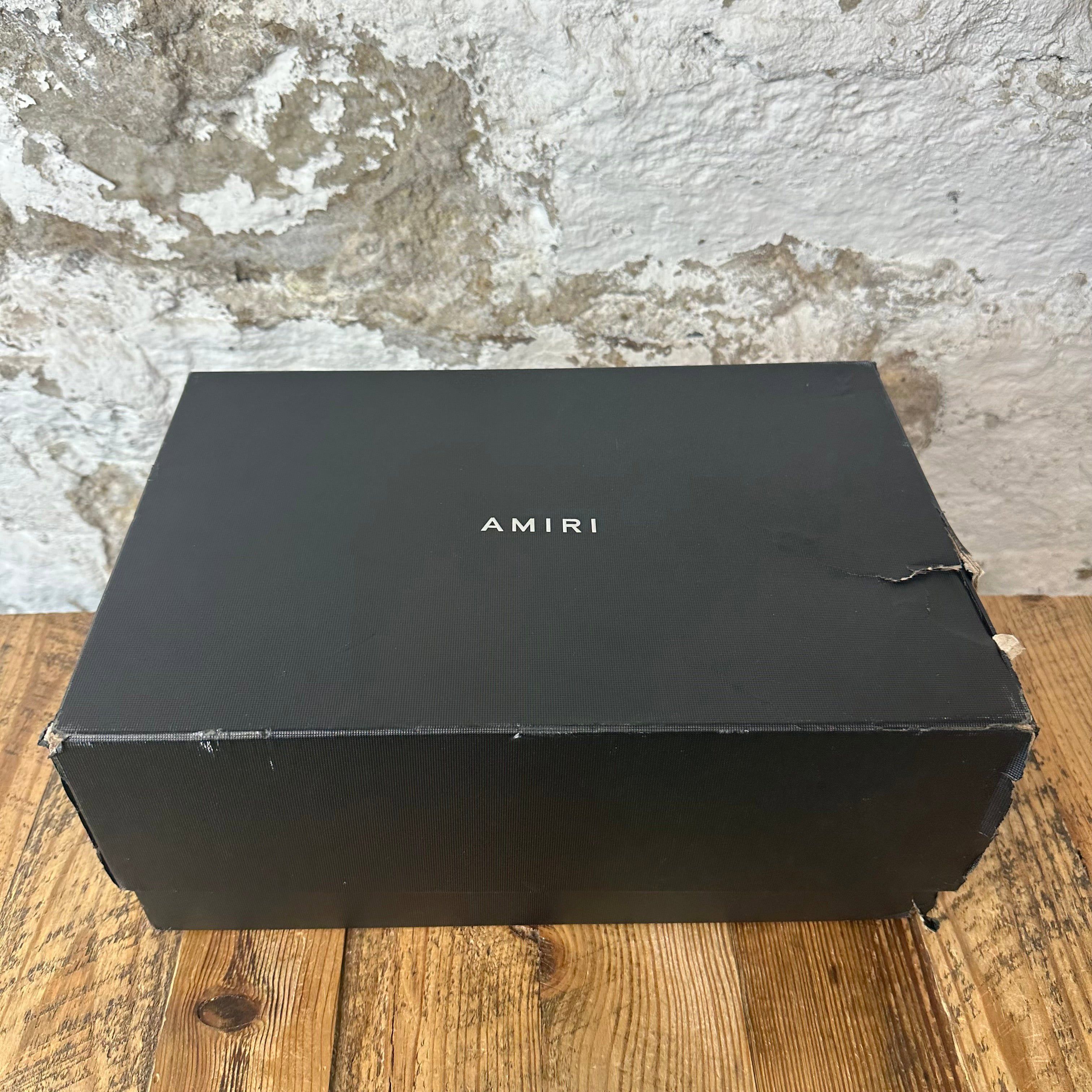 Amiri Amiri Orange Skeleton White Cream Sneaker Sz 7 (40) Size US 7 / EU 40 - 8 Thumbnail
