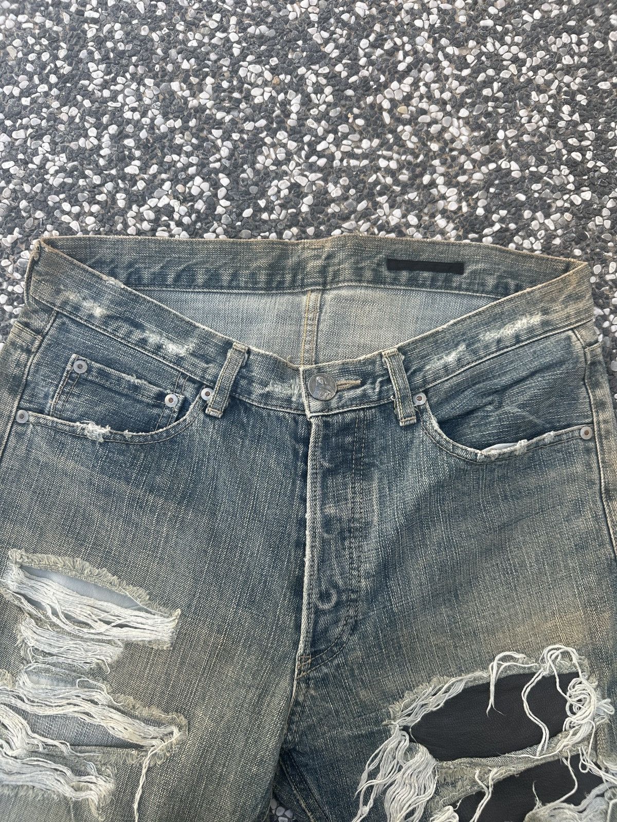 The Viridi-anne Distressed The Viridi-Anne x Monochrome Denim Jeans Size US 33 - 6 Thumbnail