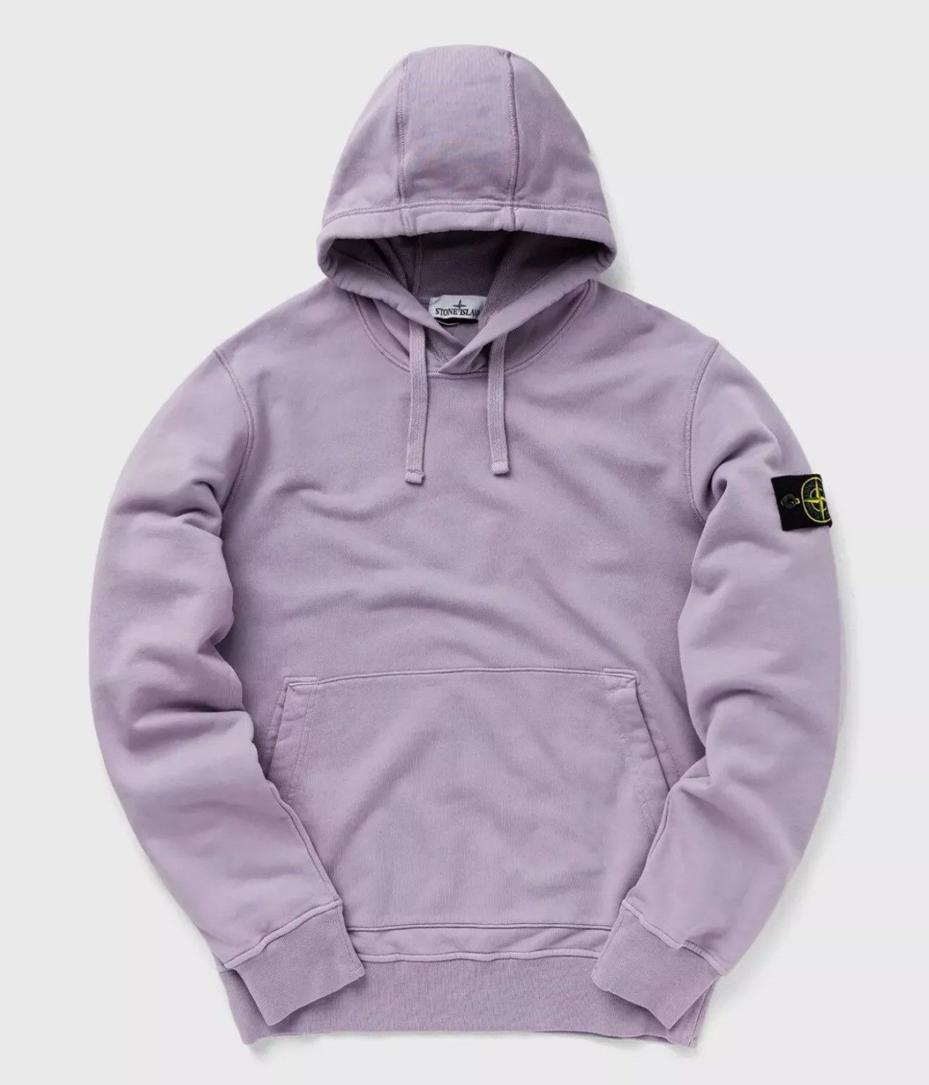Lavender stone island hoodie hot sale