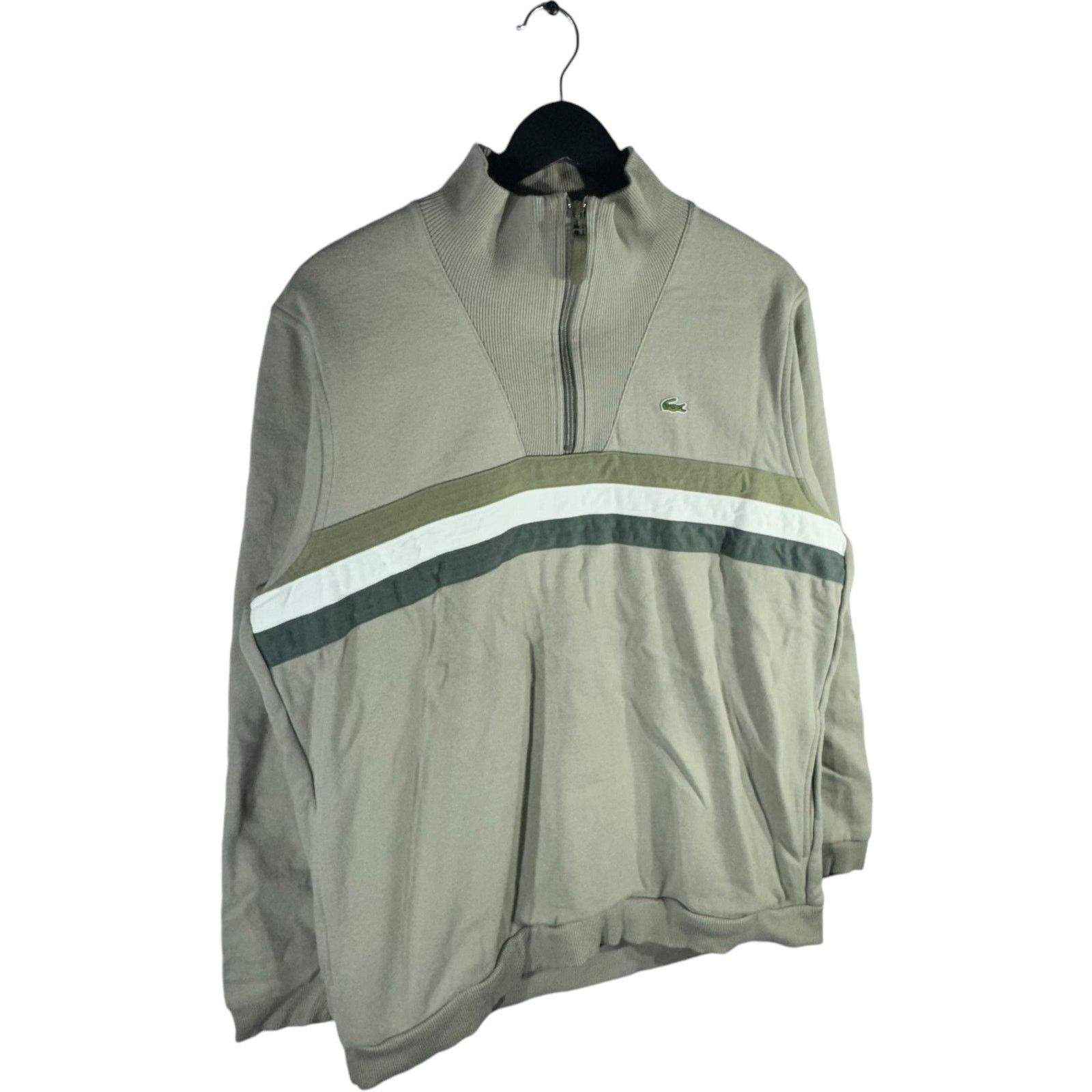 Lacoste Vintage Lacoste 1/4 Zip Windbreaker Size US XL / EU 56 / 4 - 4 Thumbnail